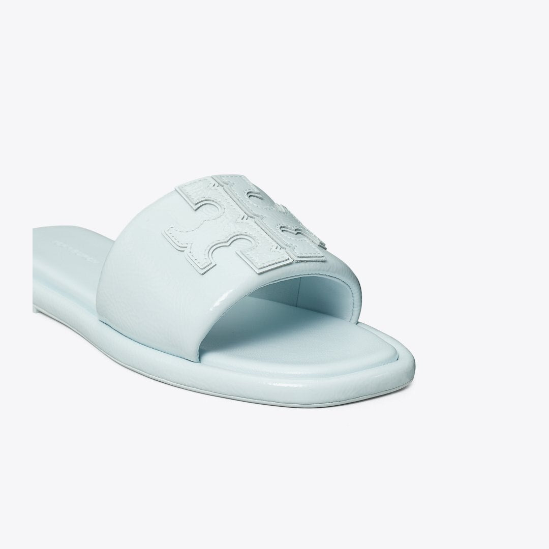 Tory Burch Double T Sport Slide BLUE WHISPER