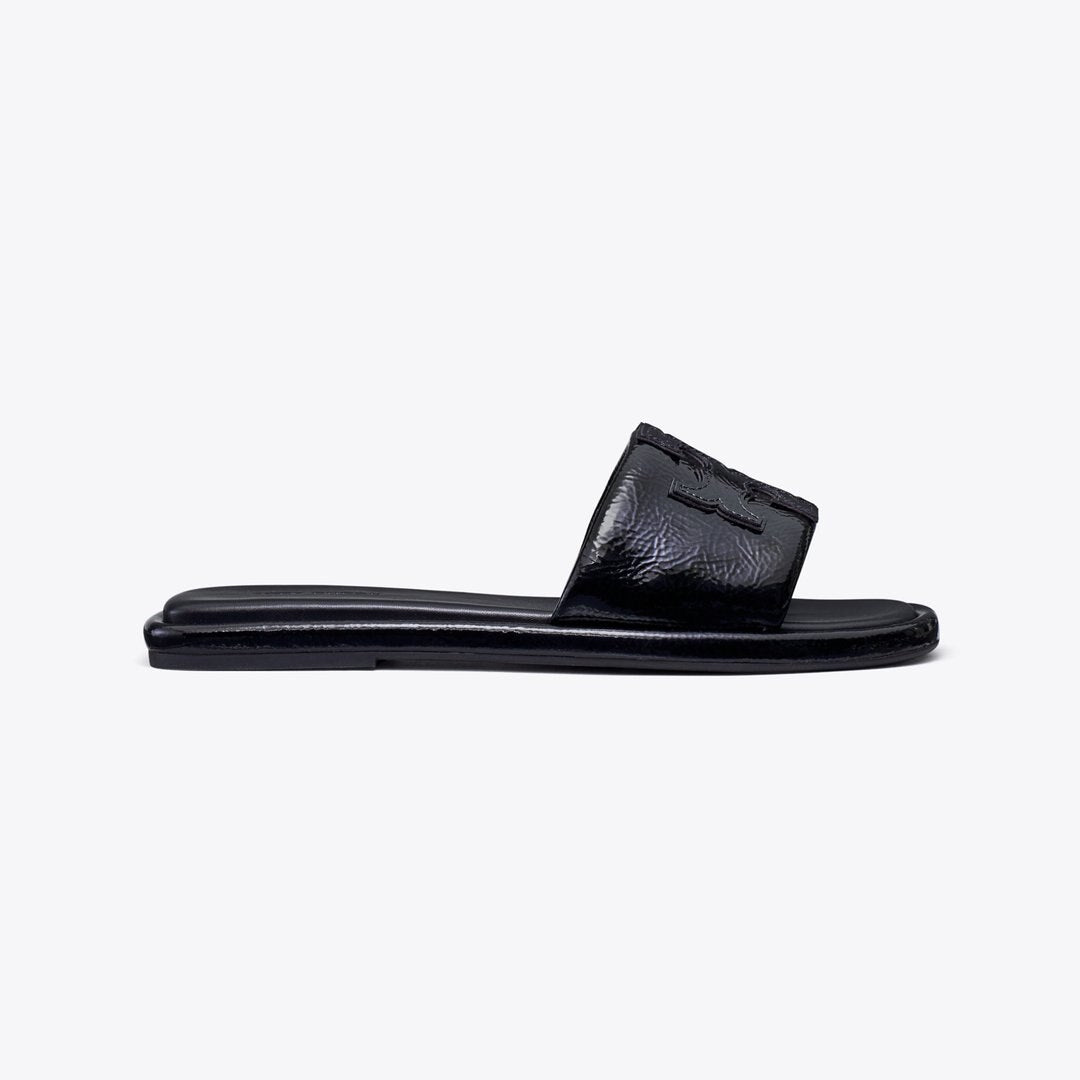 Tory Burch Double T Sport Slide PERFECT BLACK