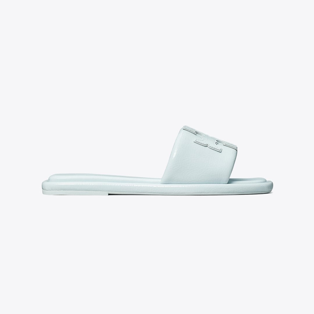 Tory Burch Double T Sport Slide Light Blue