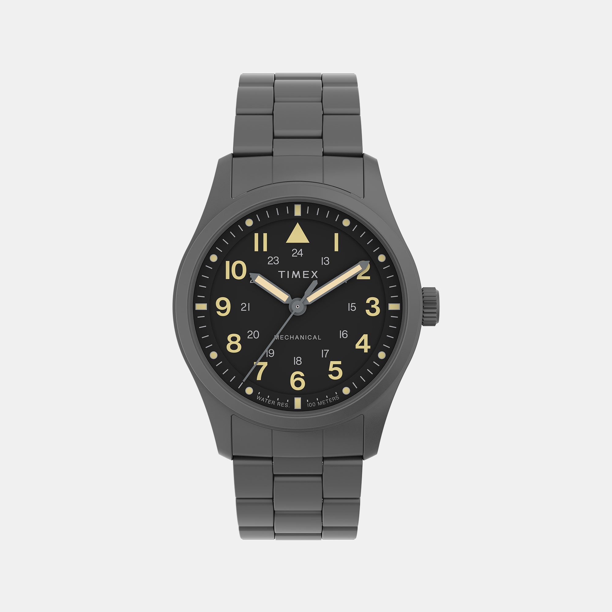 Timex Expedition North Men Mechanical Black Dial Analog Stainless Steel Watch Tw2V41700X6