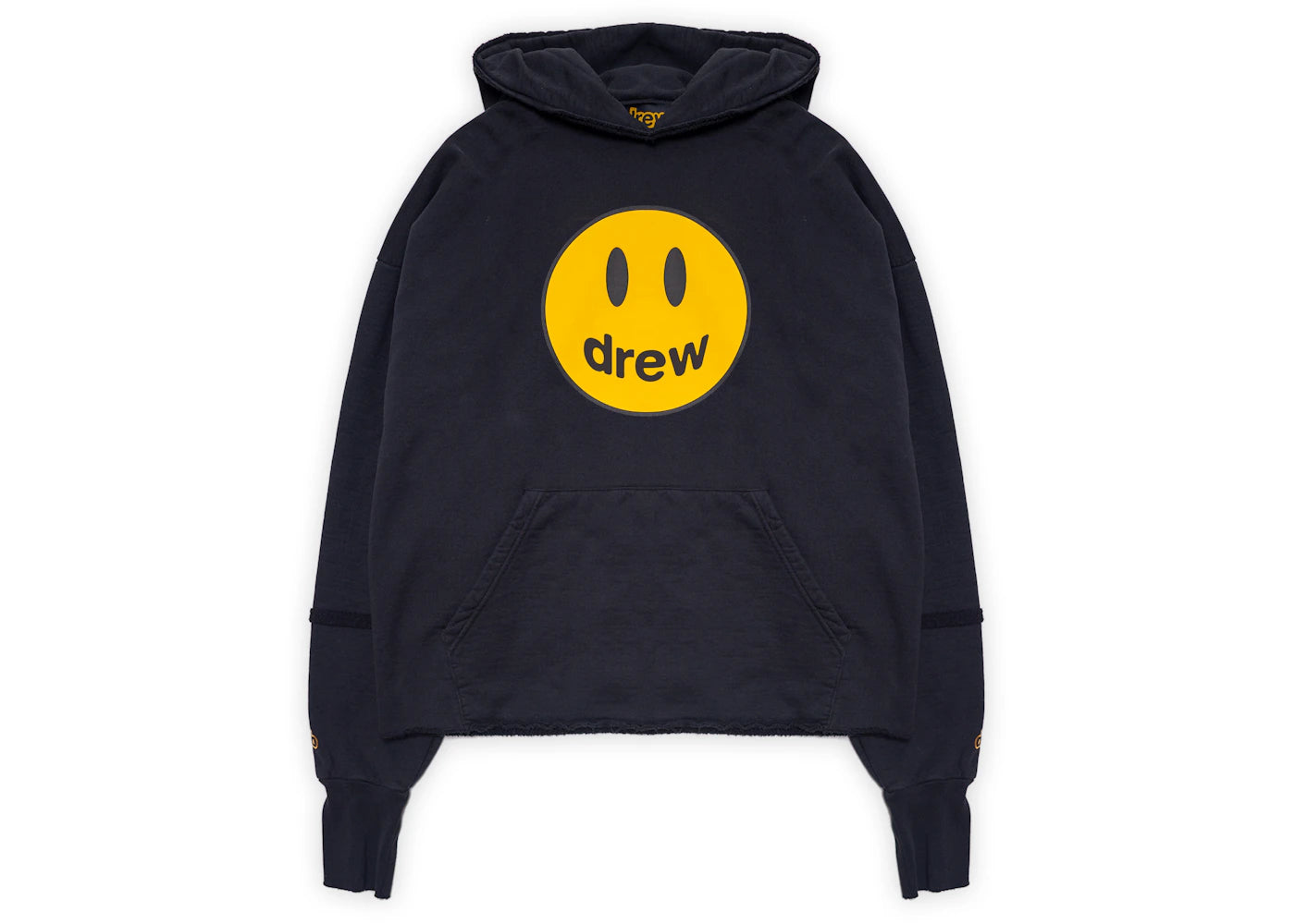 drew house deconstructed mascot hoodie black