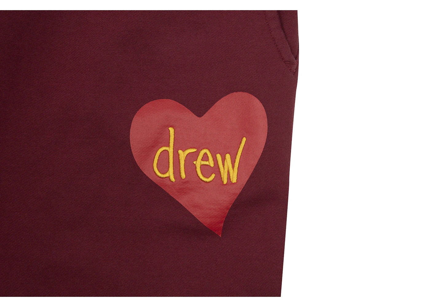 drew house fire sweatpant burgundy