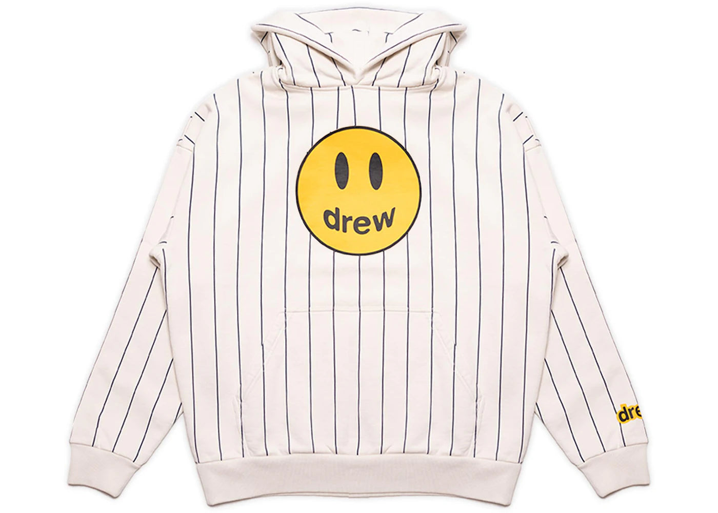 drew house mascot hoodie navy pinstripe