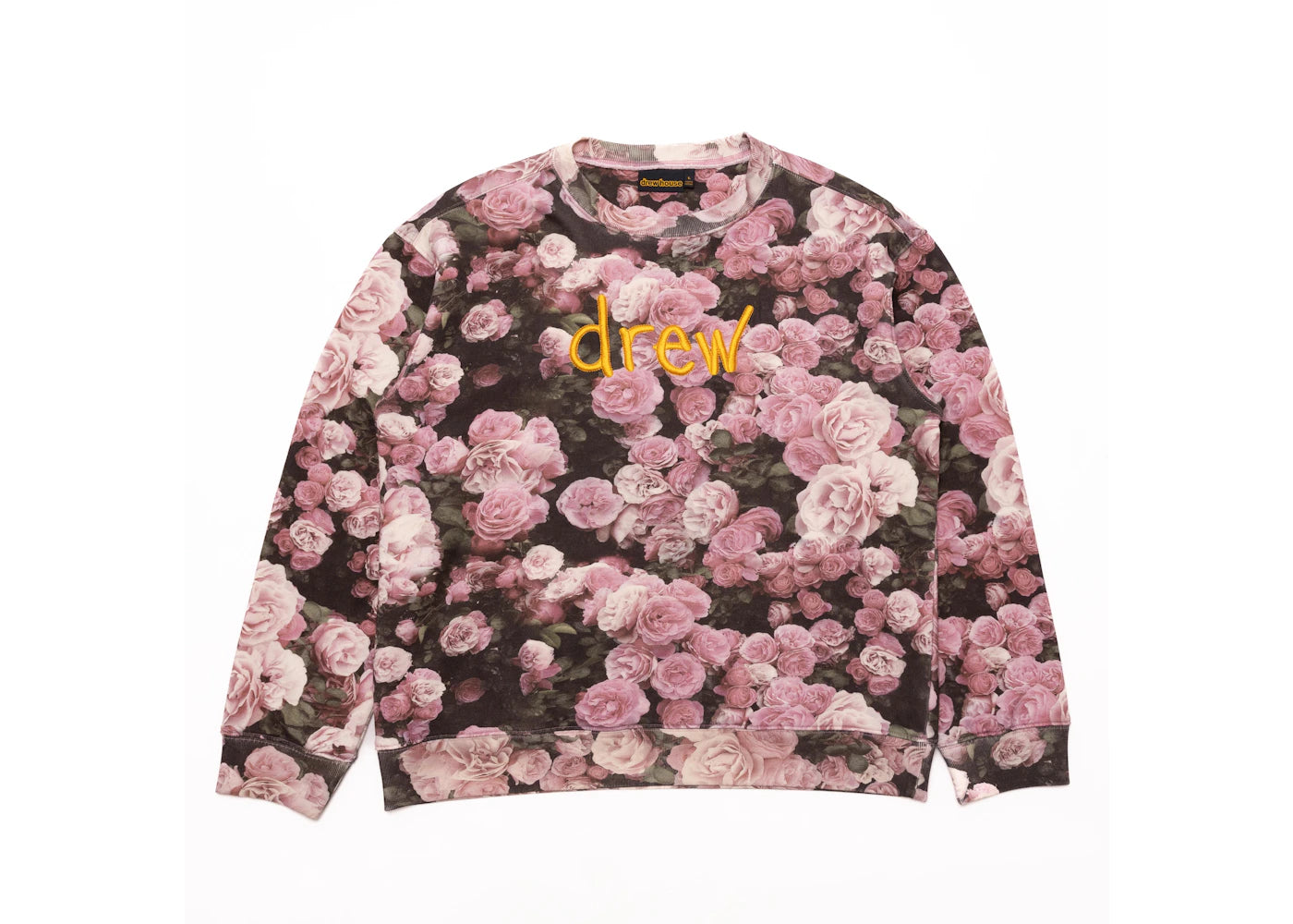 drew house scribble crewneck roses