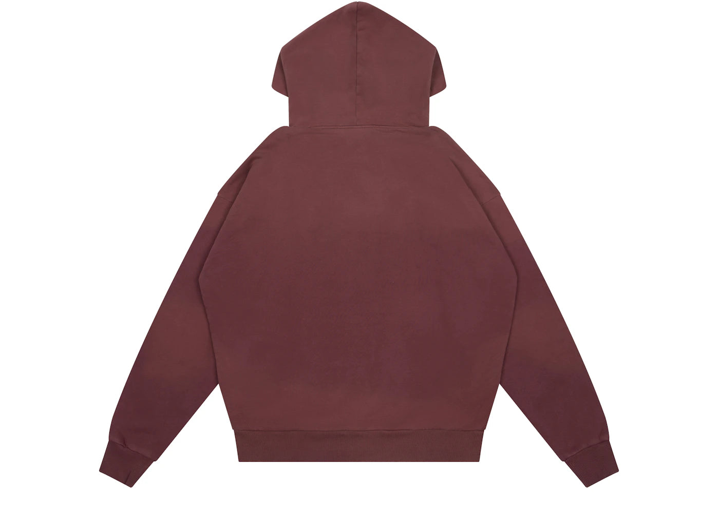 drew house scribble hoodie faded maroon