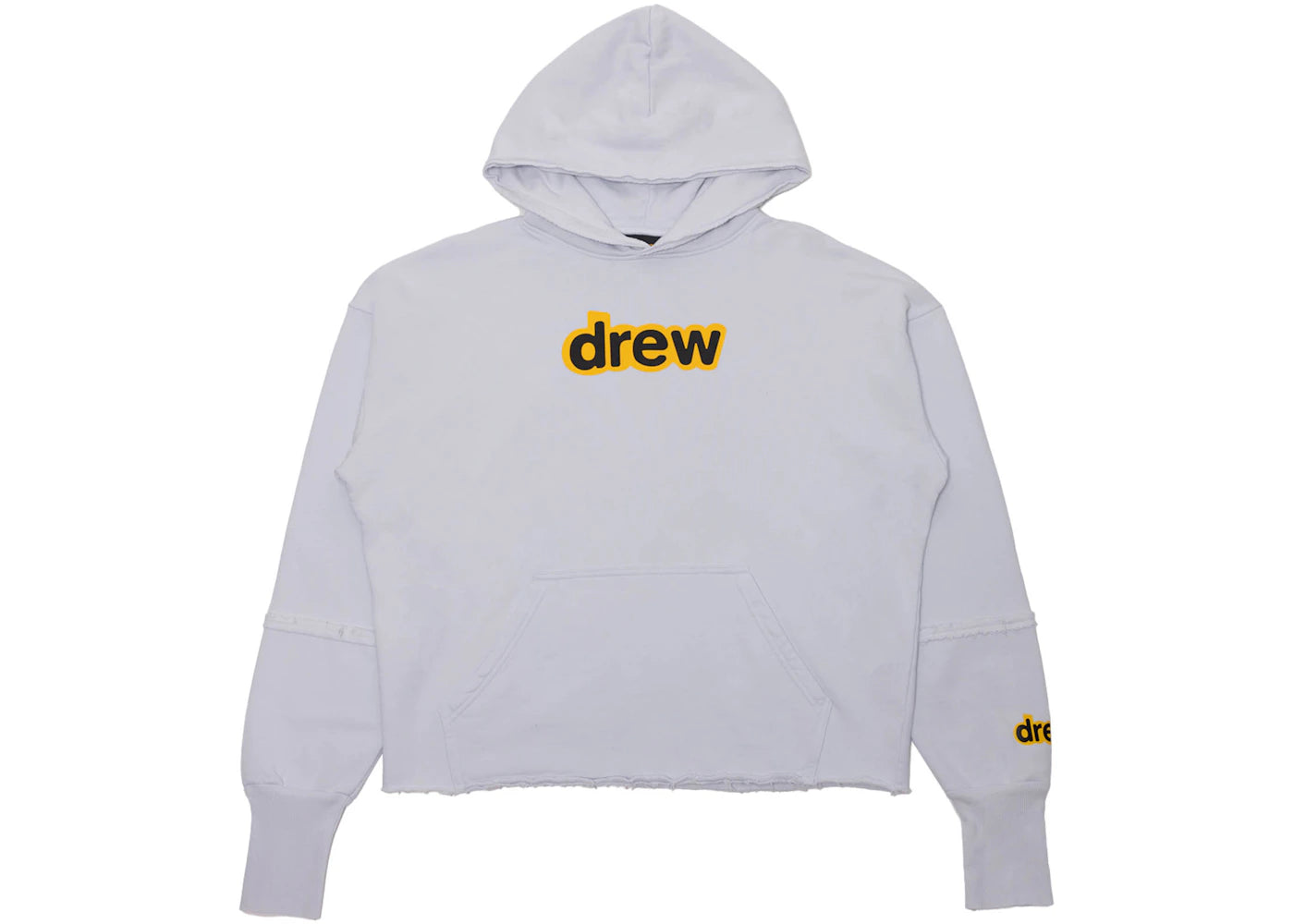 drew house secret deconstructed hoodie baby blue