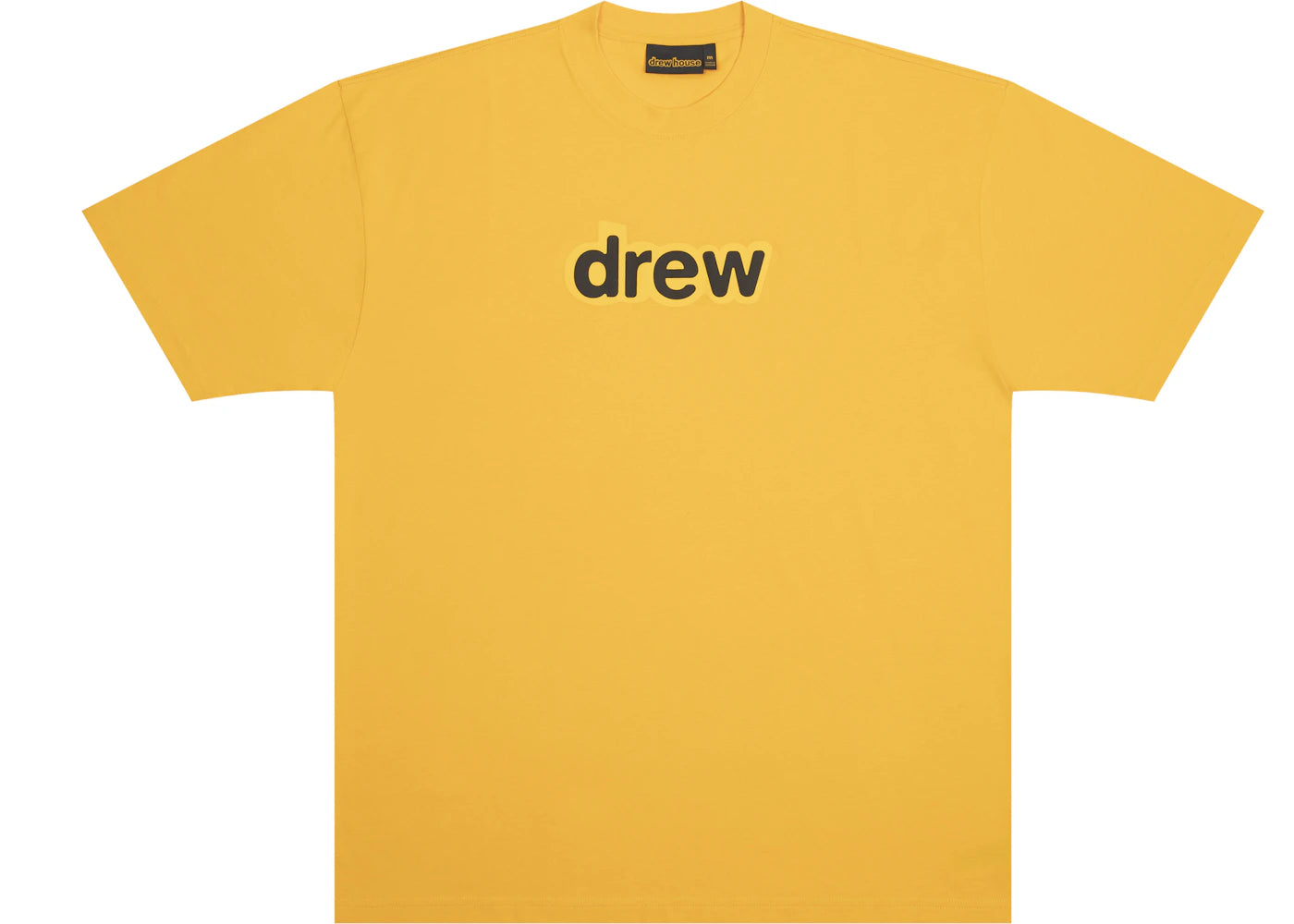 drew house secret t-shirt golden yellow