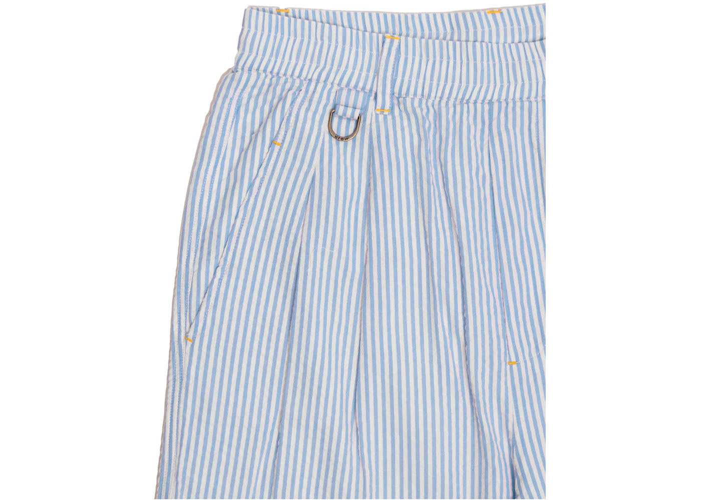 drew house seersucker church short seersucker blue