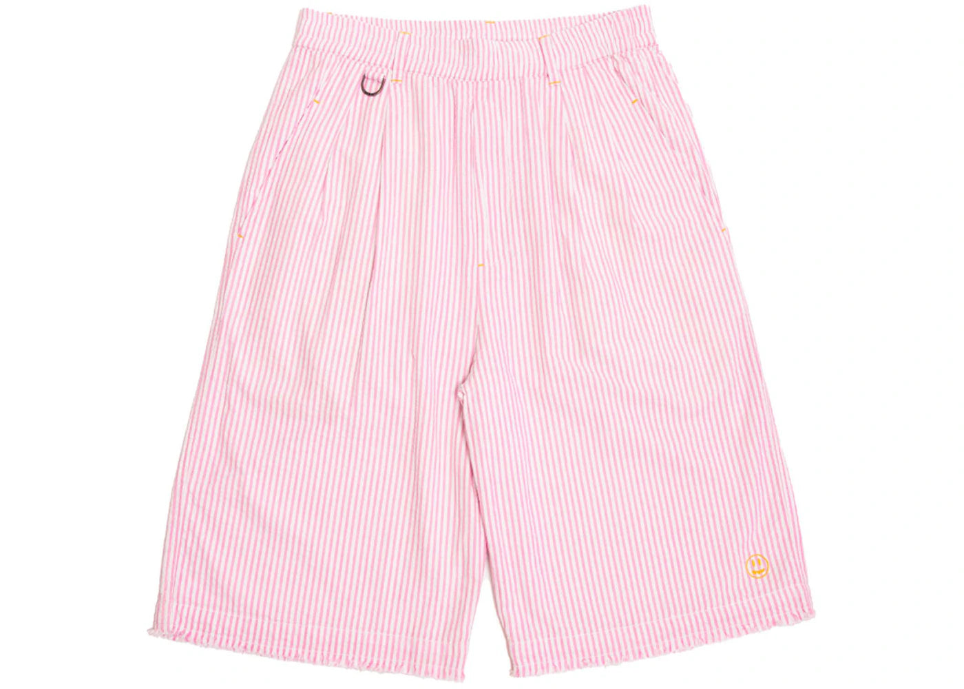 drew house seersucker church short seersucker pink