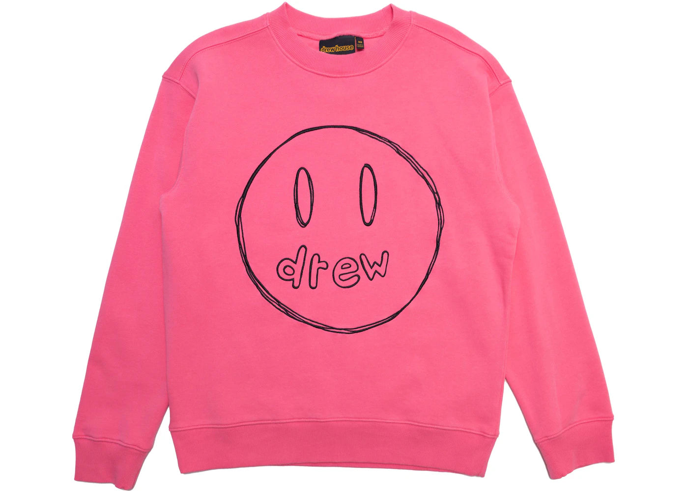 drew house sketch mascot crewneck hot pink