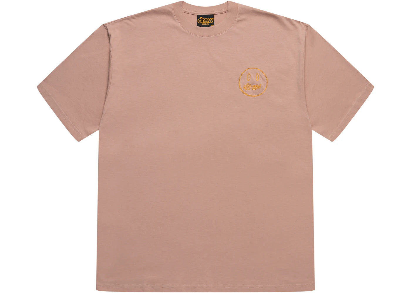 drew house sketch mascot embroidery t-shirt dusty rose