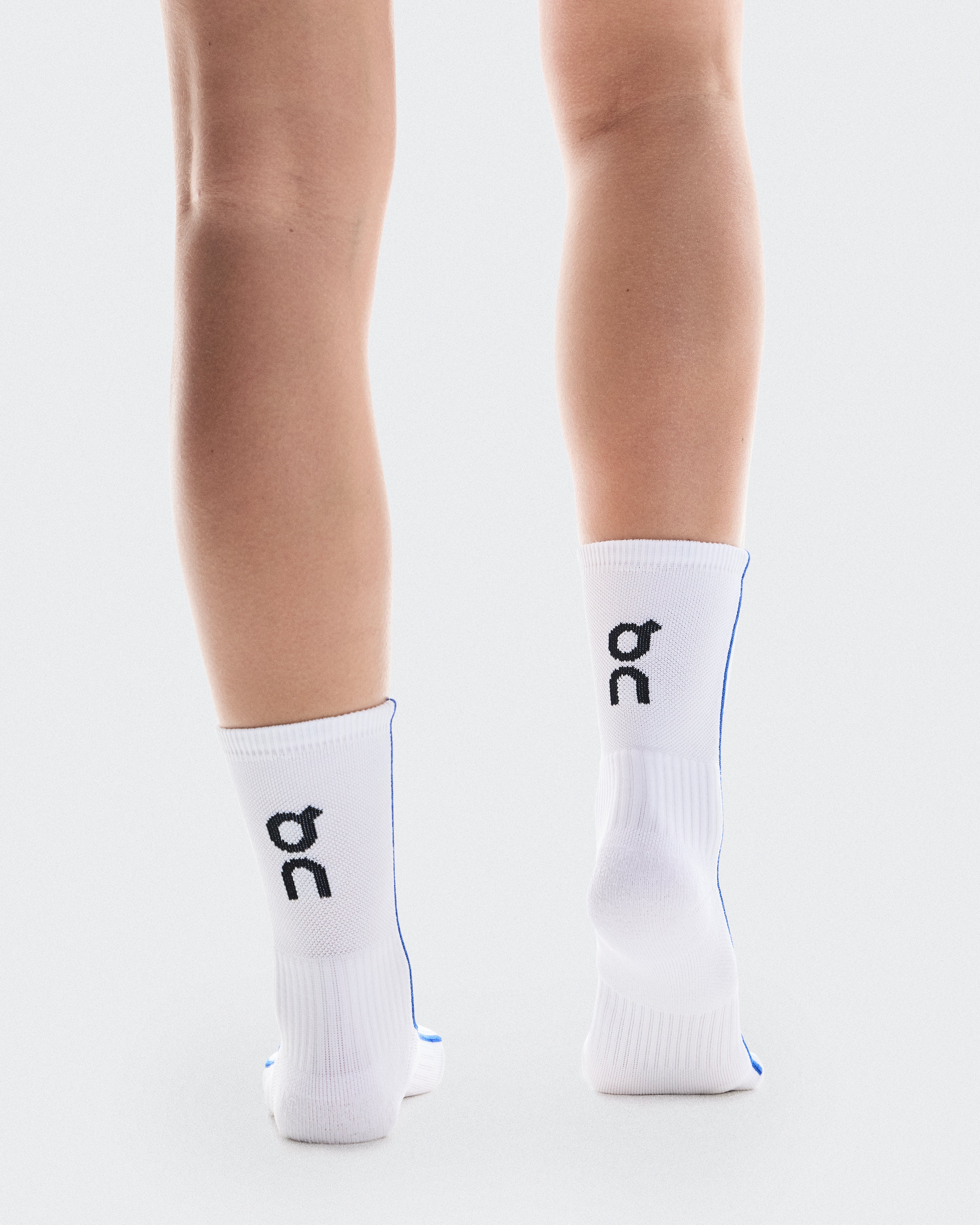 On Court Sock High White | Indigo