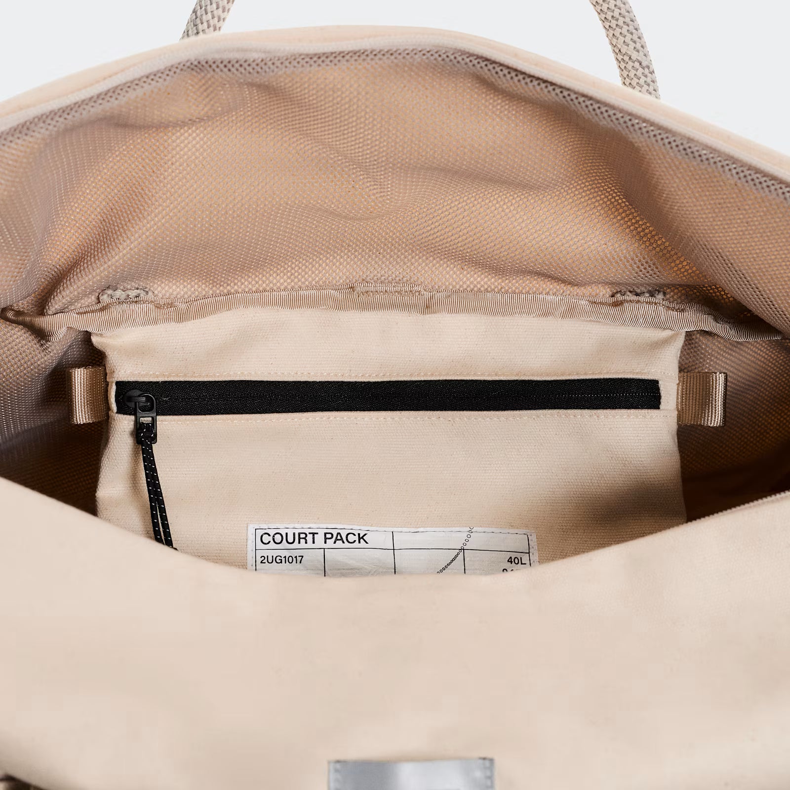 On Court Pack 40L Sesame | White