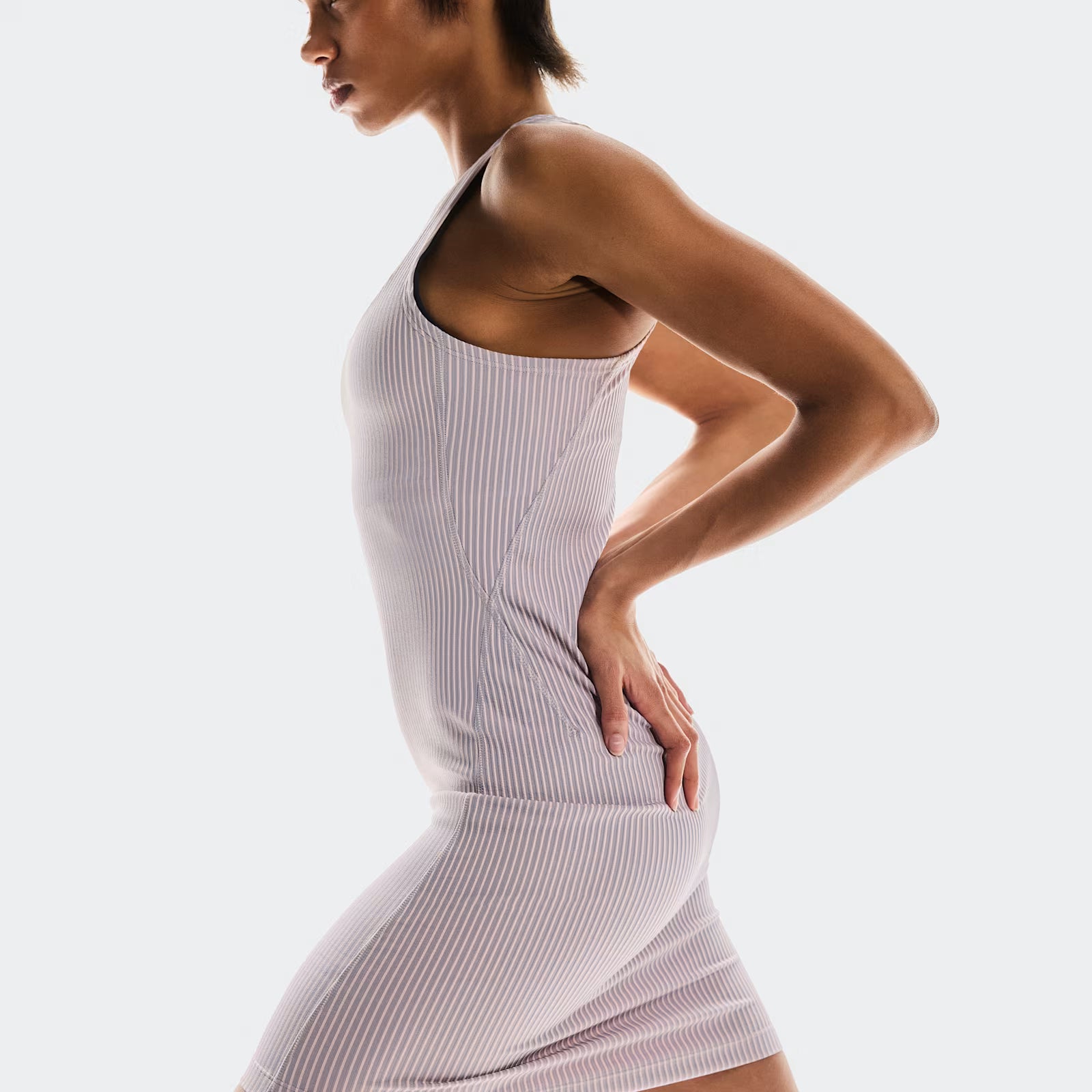 On All-Day Ribbed Dress Orchid | Lilac (Women'S)