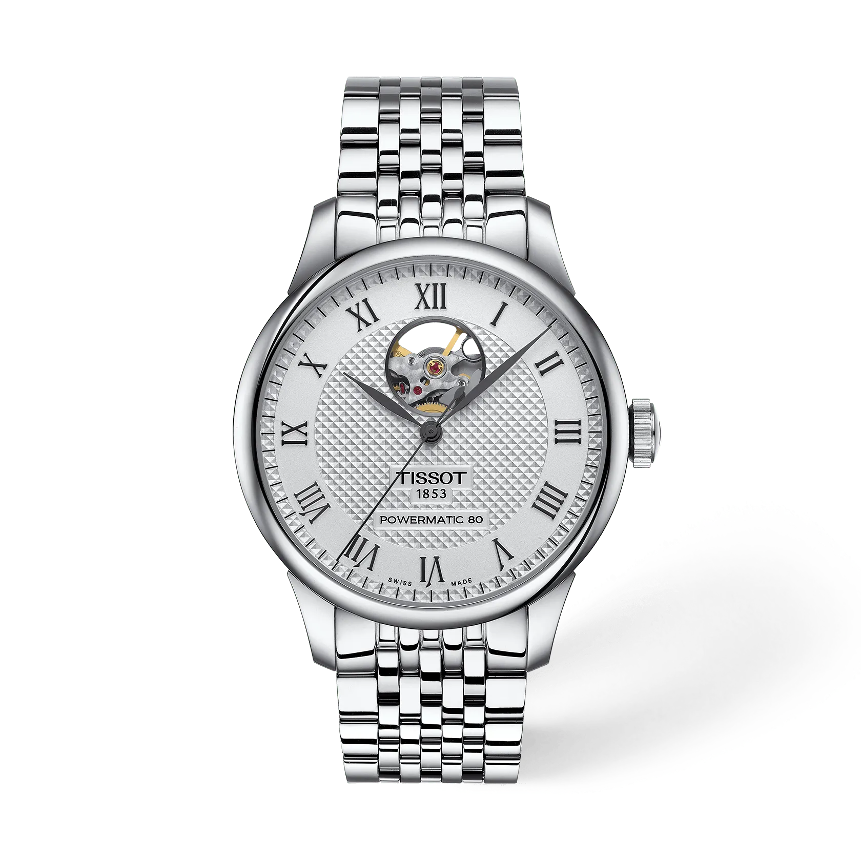 Seiko Tissot Le Locle Open Heart 39.3Mm T0064071103302