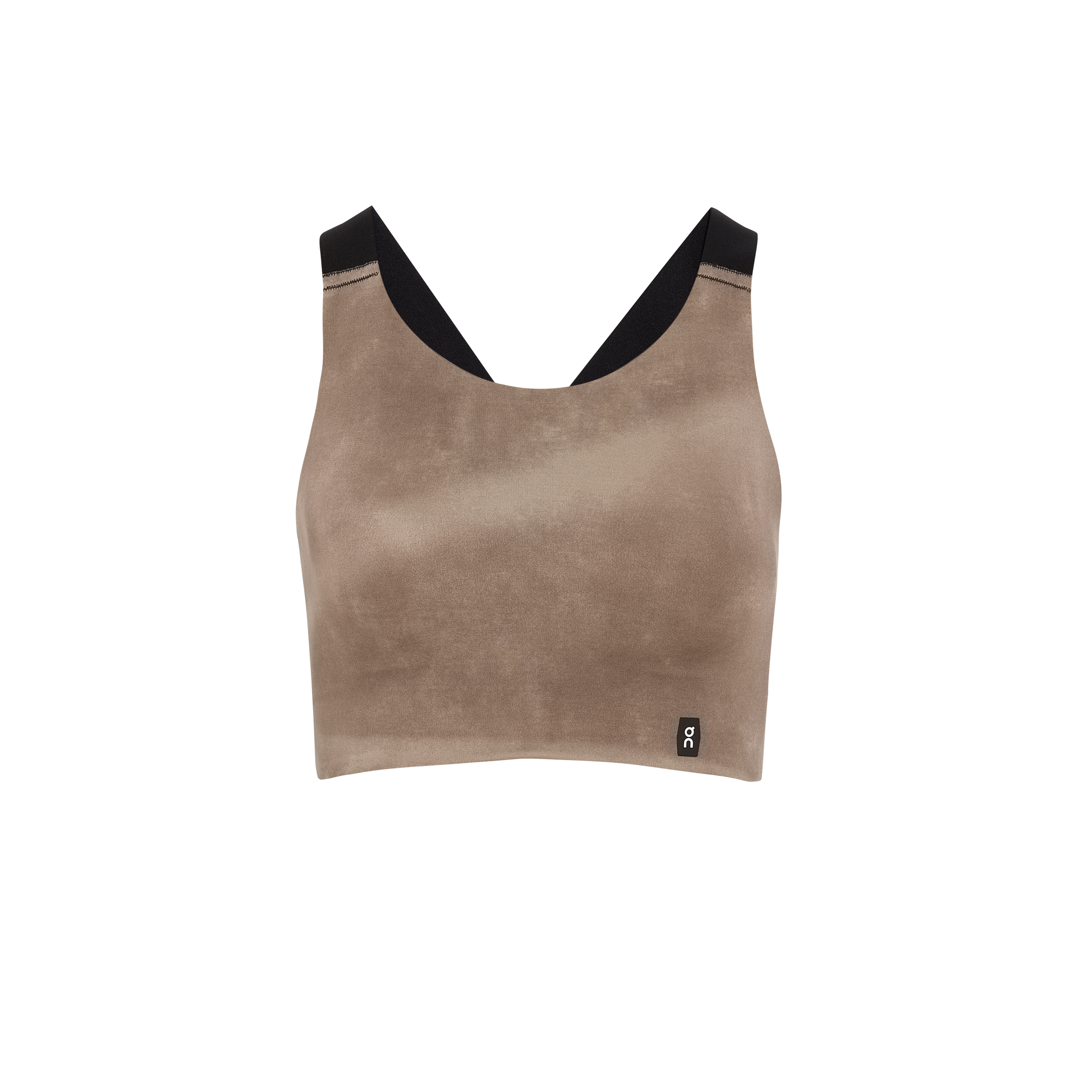 On Performance Bra Aop Cinder | Black (Women'S)