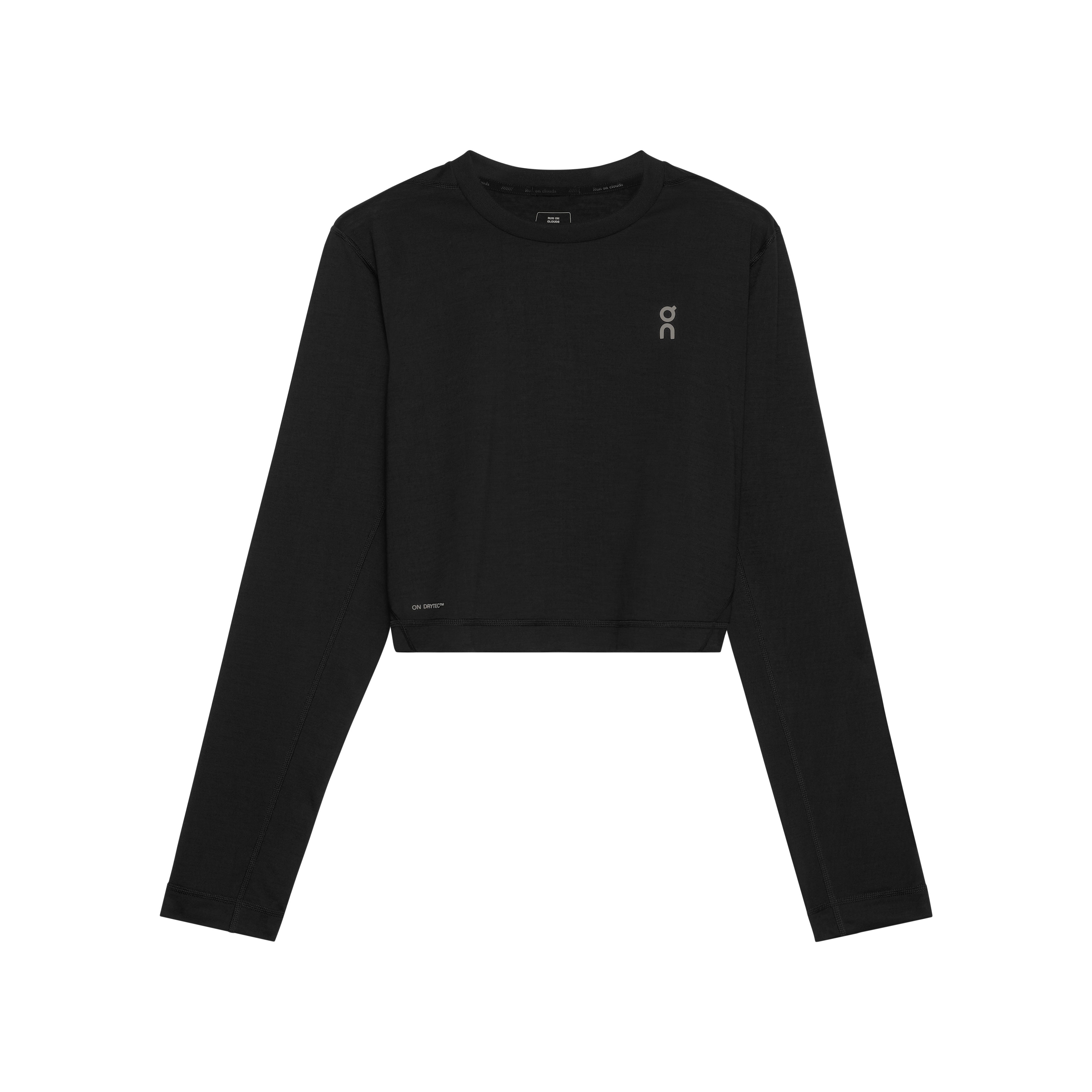 On Train Long-T Crop Graphic Black (Women'S)