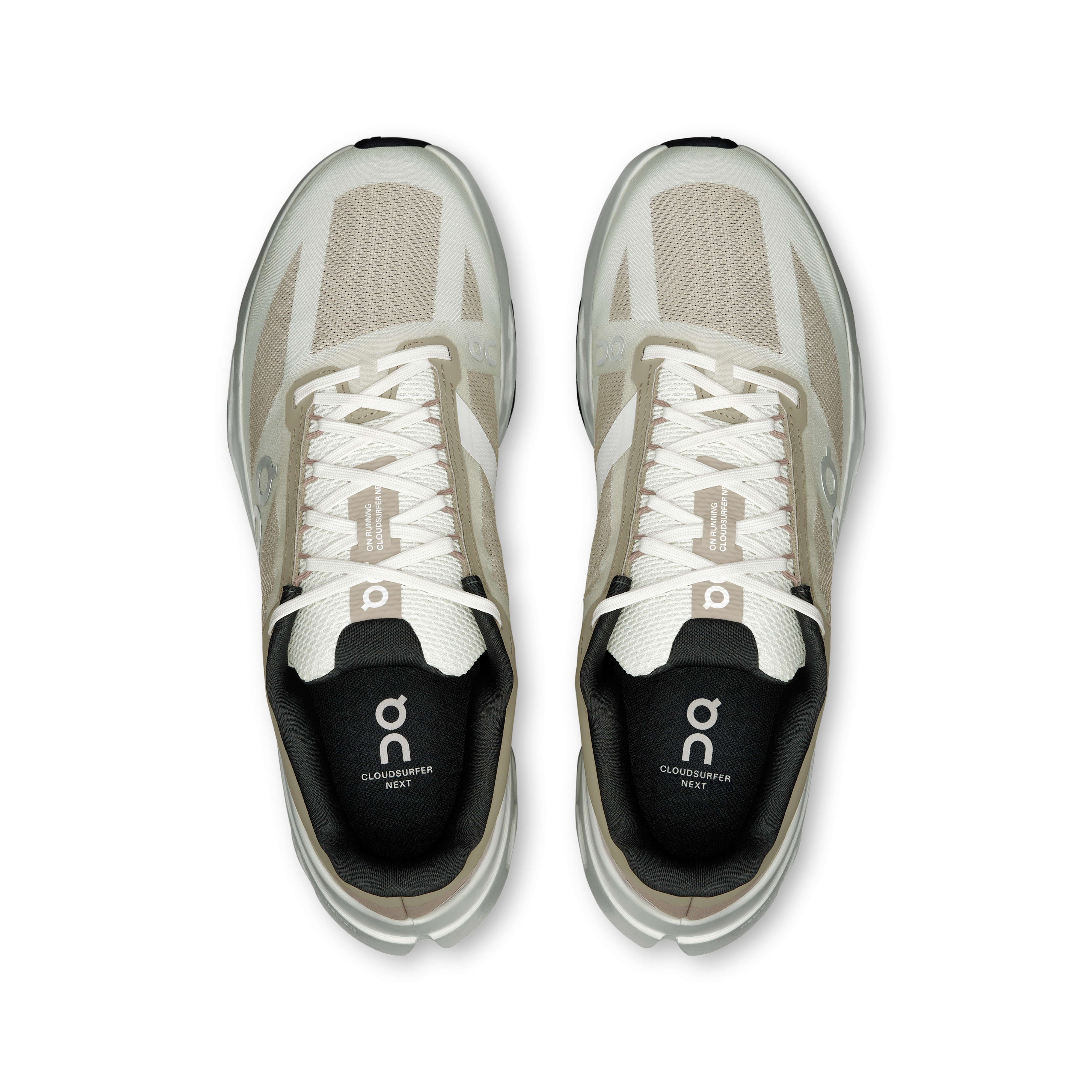 On Cloudsurfer Next Fog Ivory