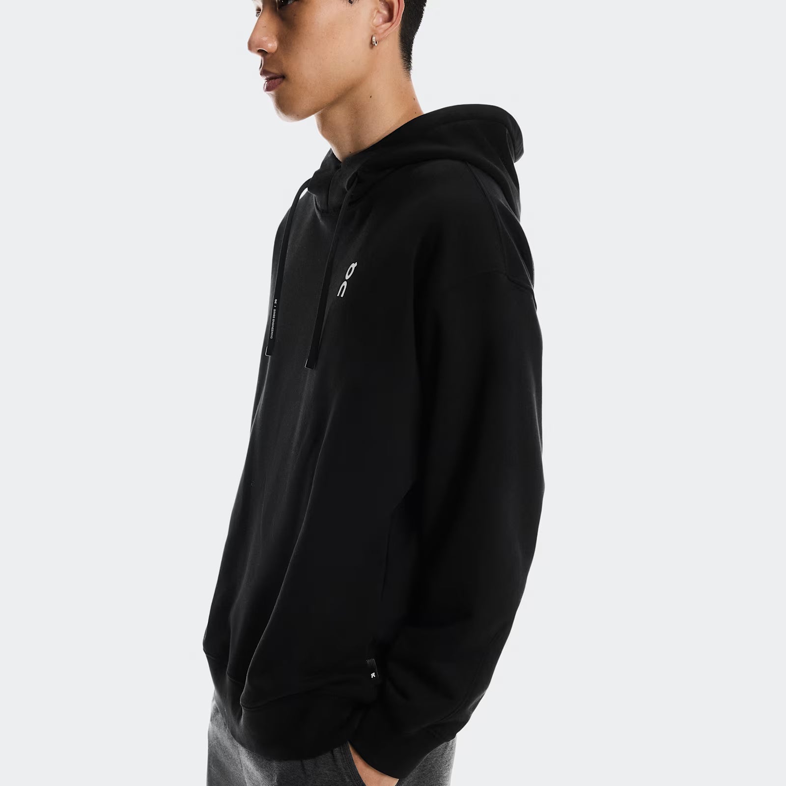 On Club Hoodie Smash Black | Orchid