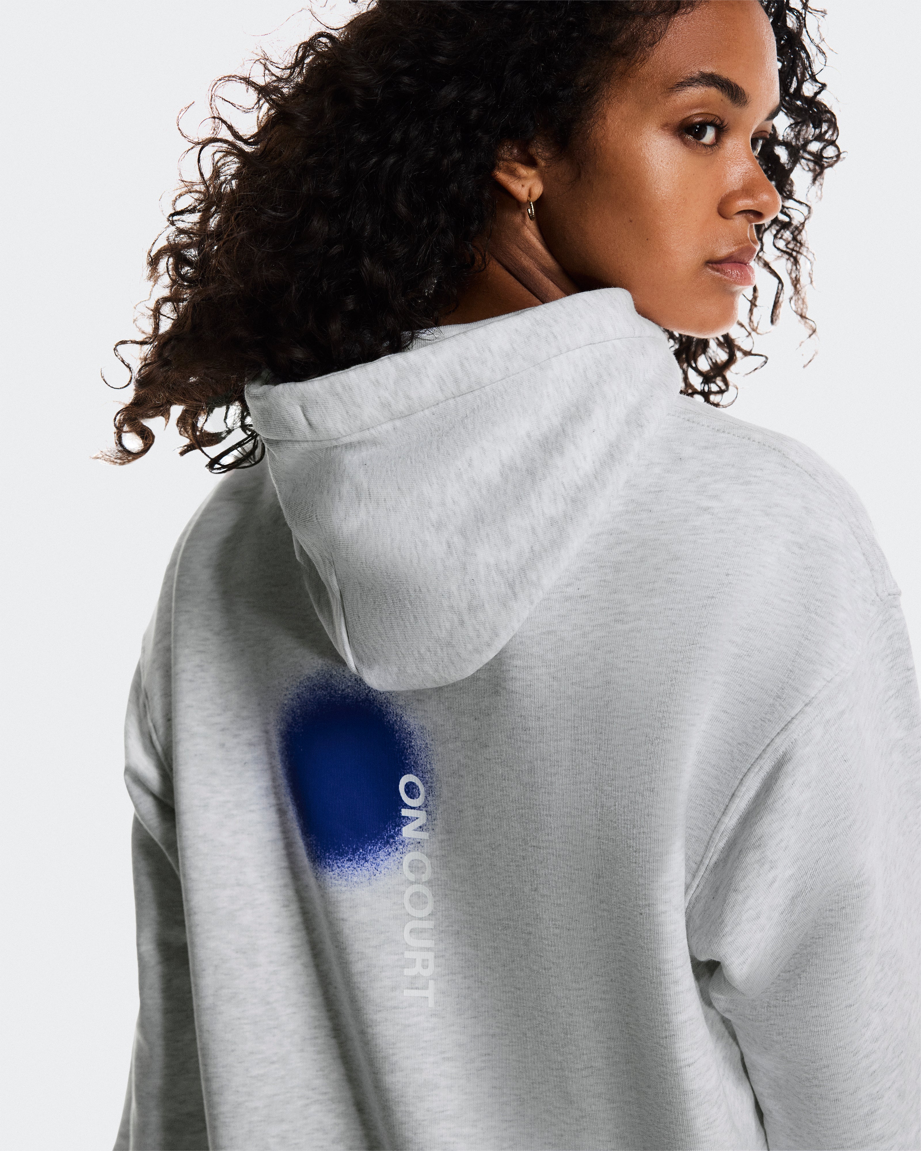 On Club Hoodie Smash Grey Heather (Women'S)