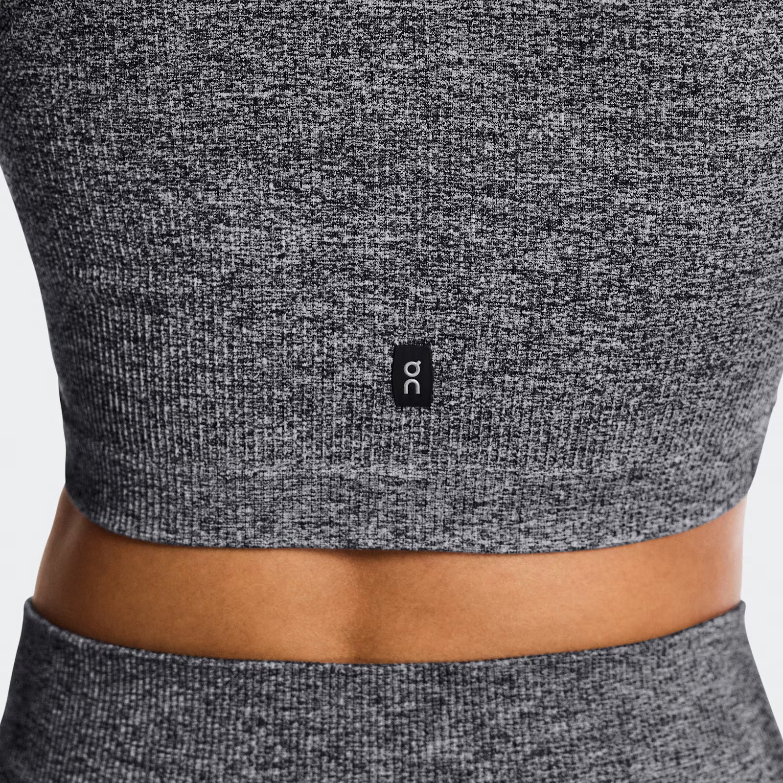 On Studio Knit Crop Graphite Heather (Women'S)