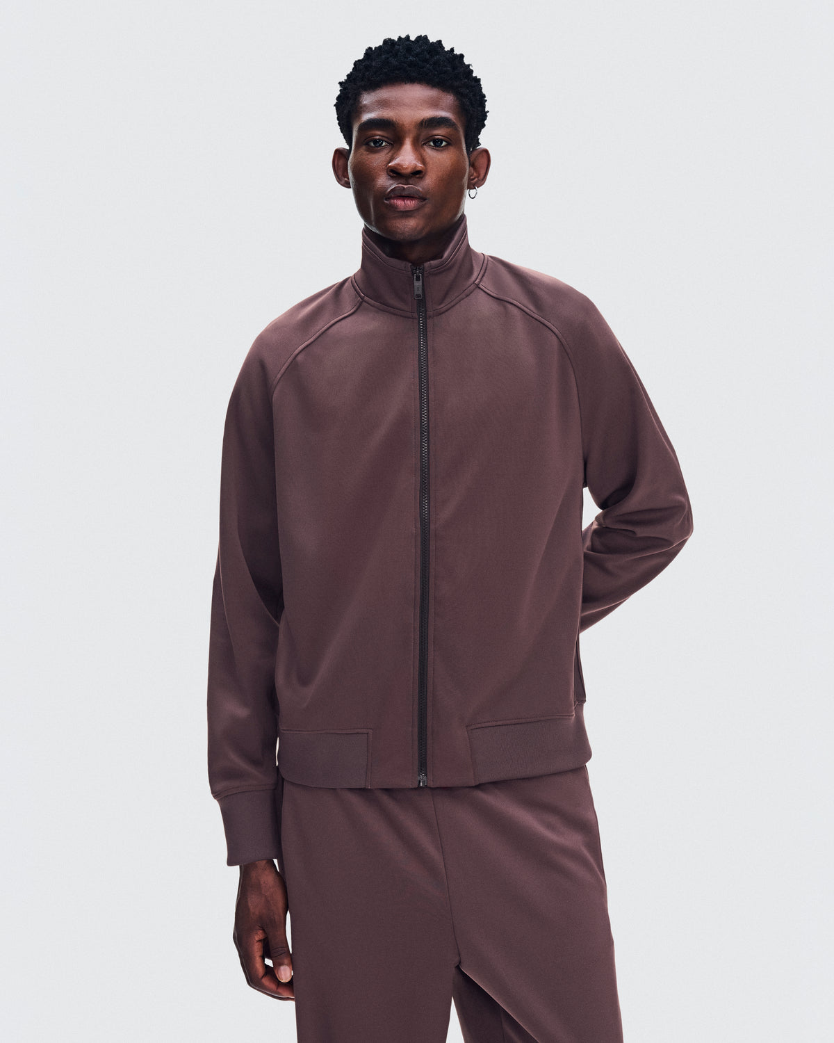 On Courtside Full-Zip Mulberry