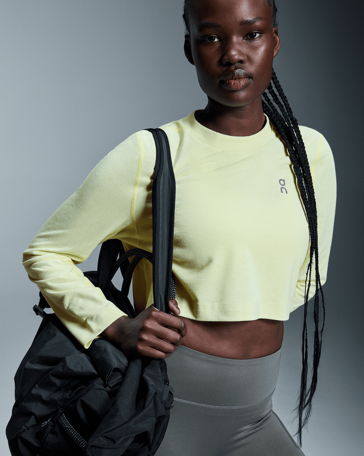 On Active Long-T Crop Graphic Hay (Women'S)