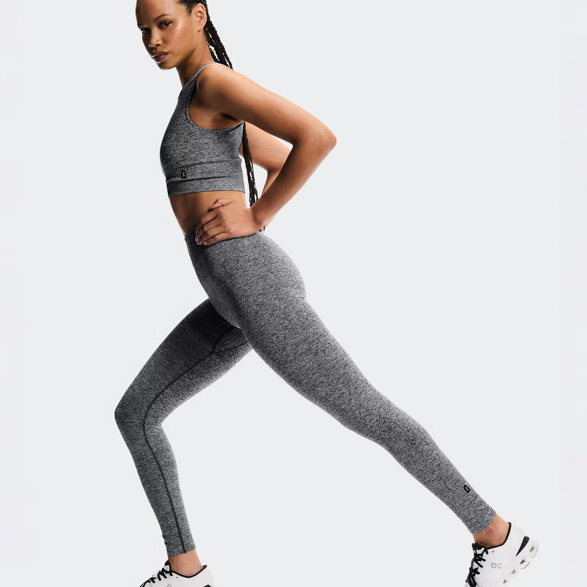 On Studio Knit Leggings Graphite Heather (Women'S)