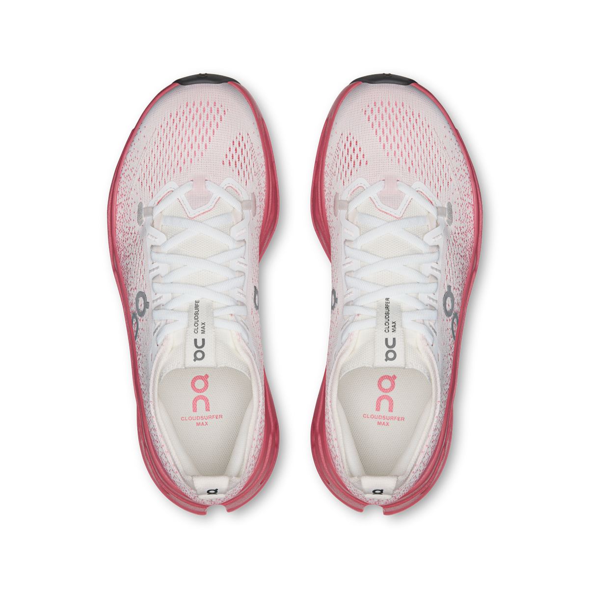 On Cloudsurfer Max White Camellia (Women'S)