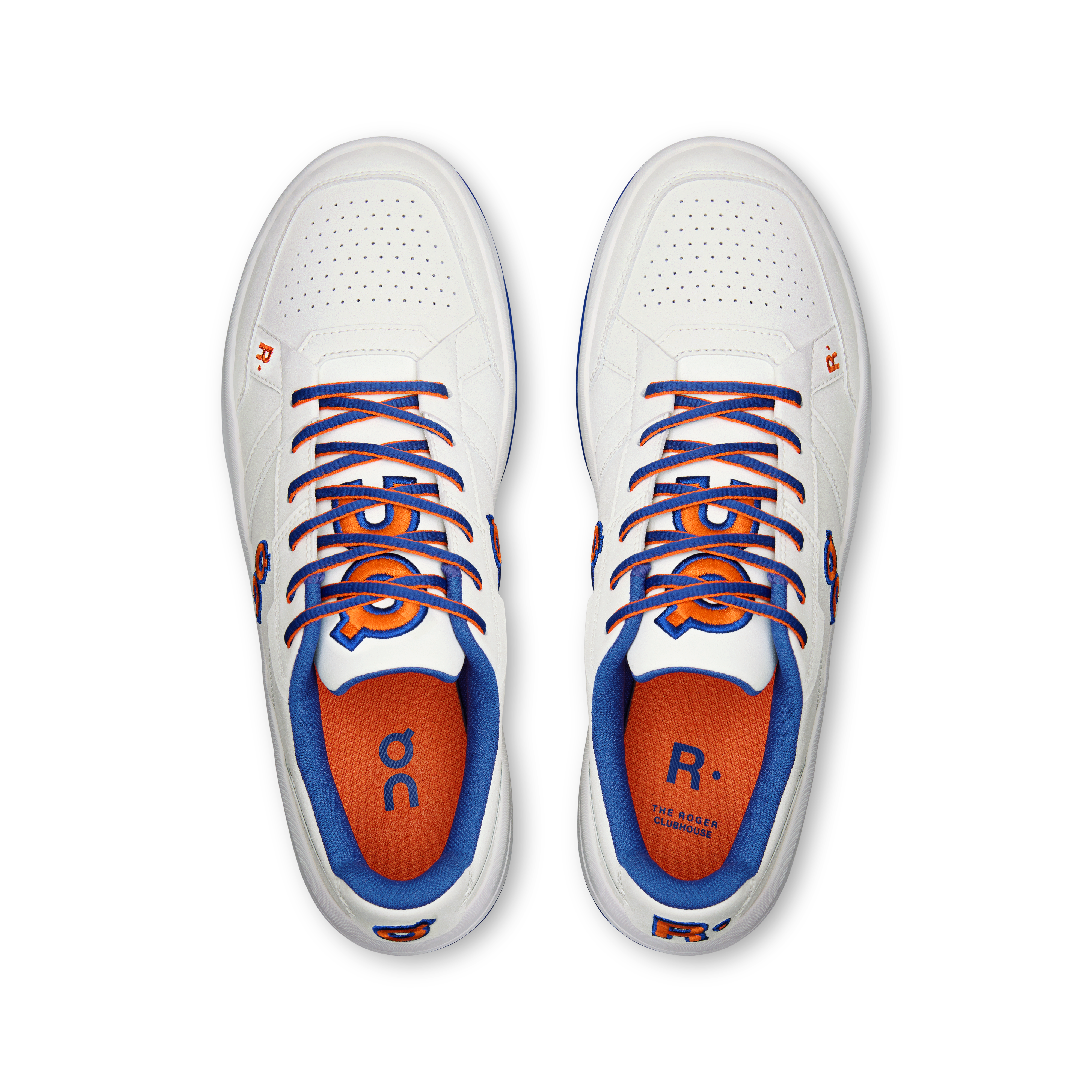 On The Roger Ch Varsity White Indigo