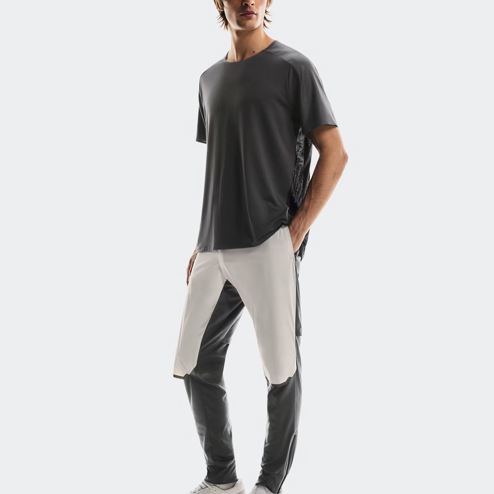 On Weather Pants Silver | Eclipse