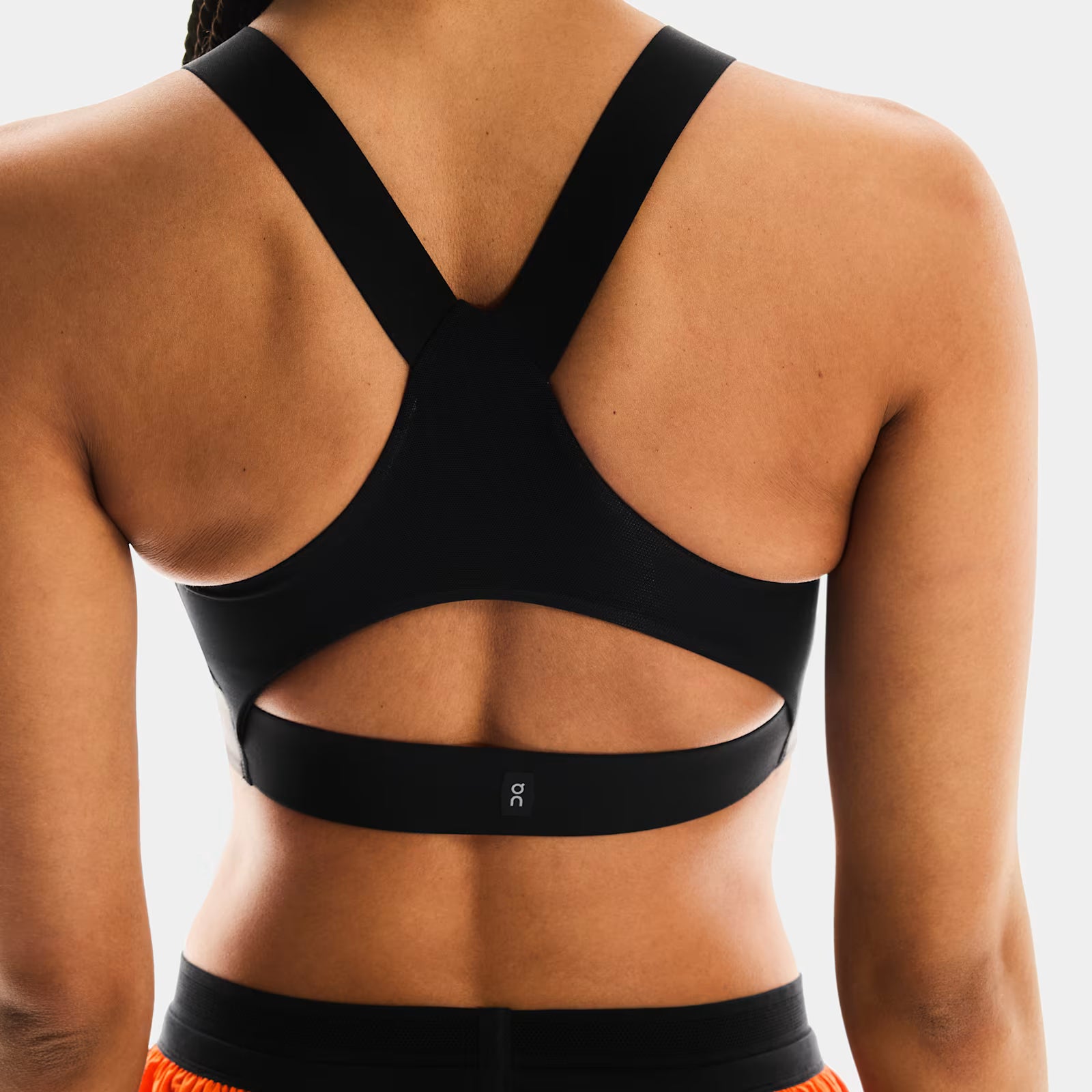 On Performance Bra Aop Cinder | Black (Women'S)