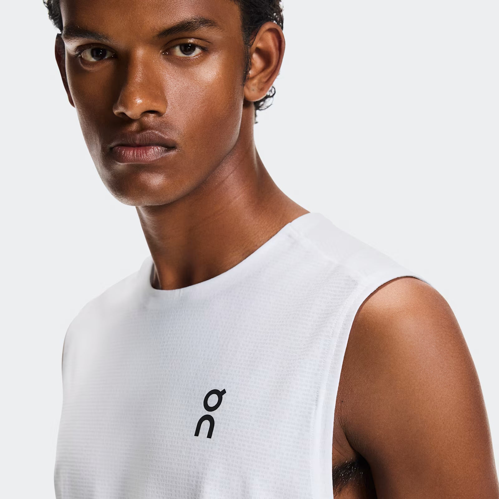 On Court Tank White