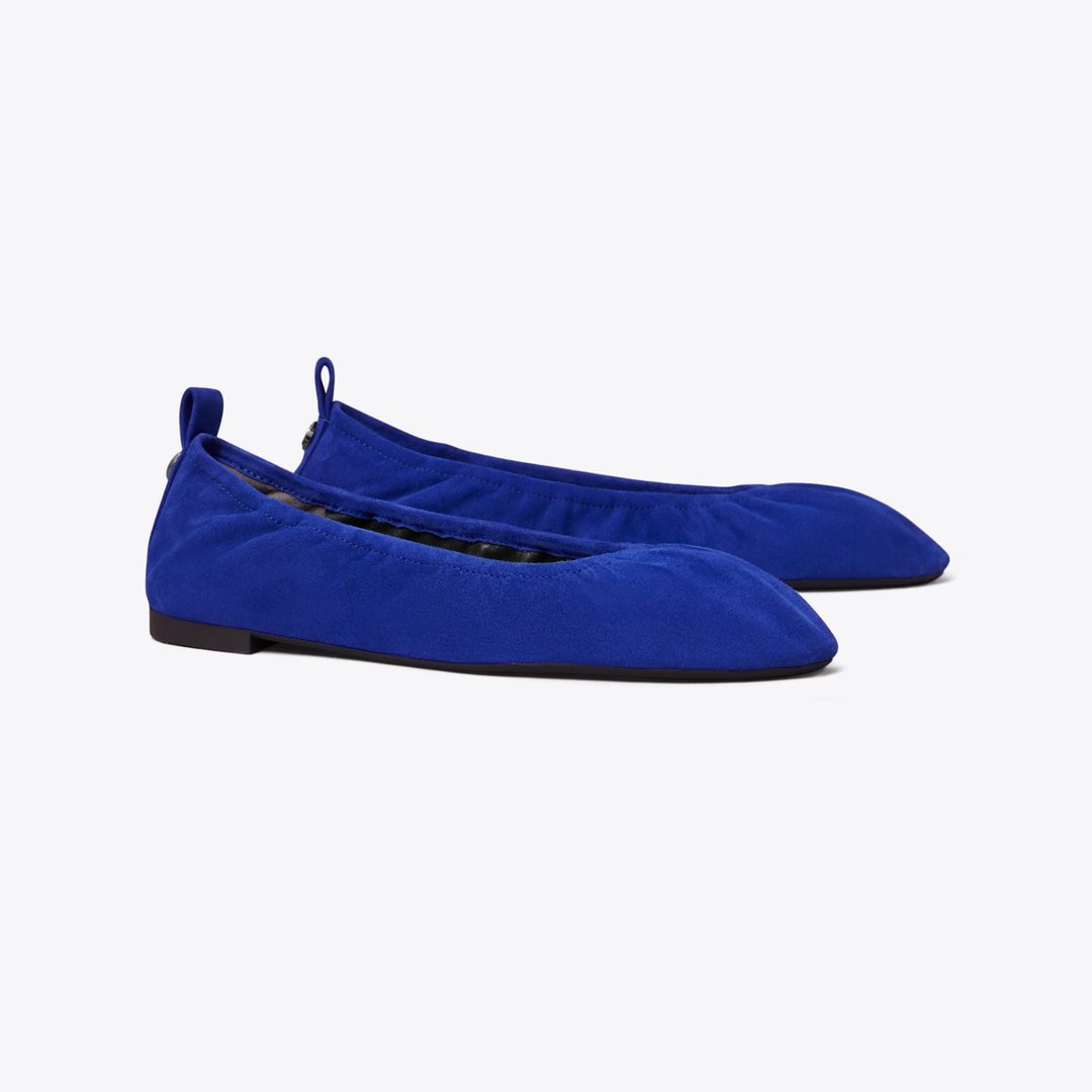 Tory Burch Eddie Ballet DARK INDIGO