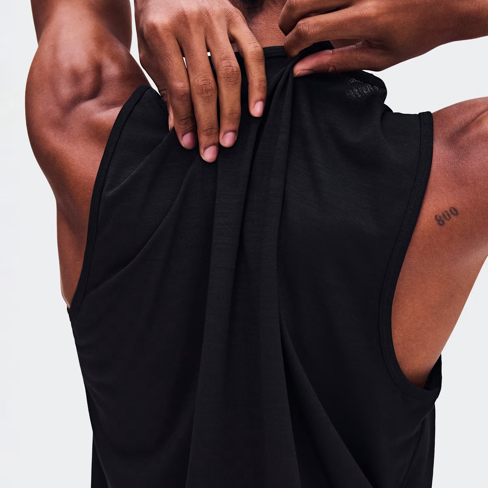On On Run Tank Black