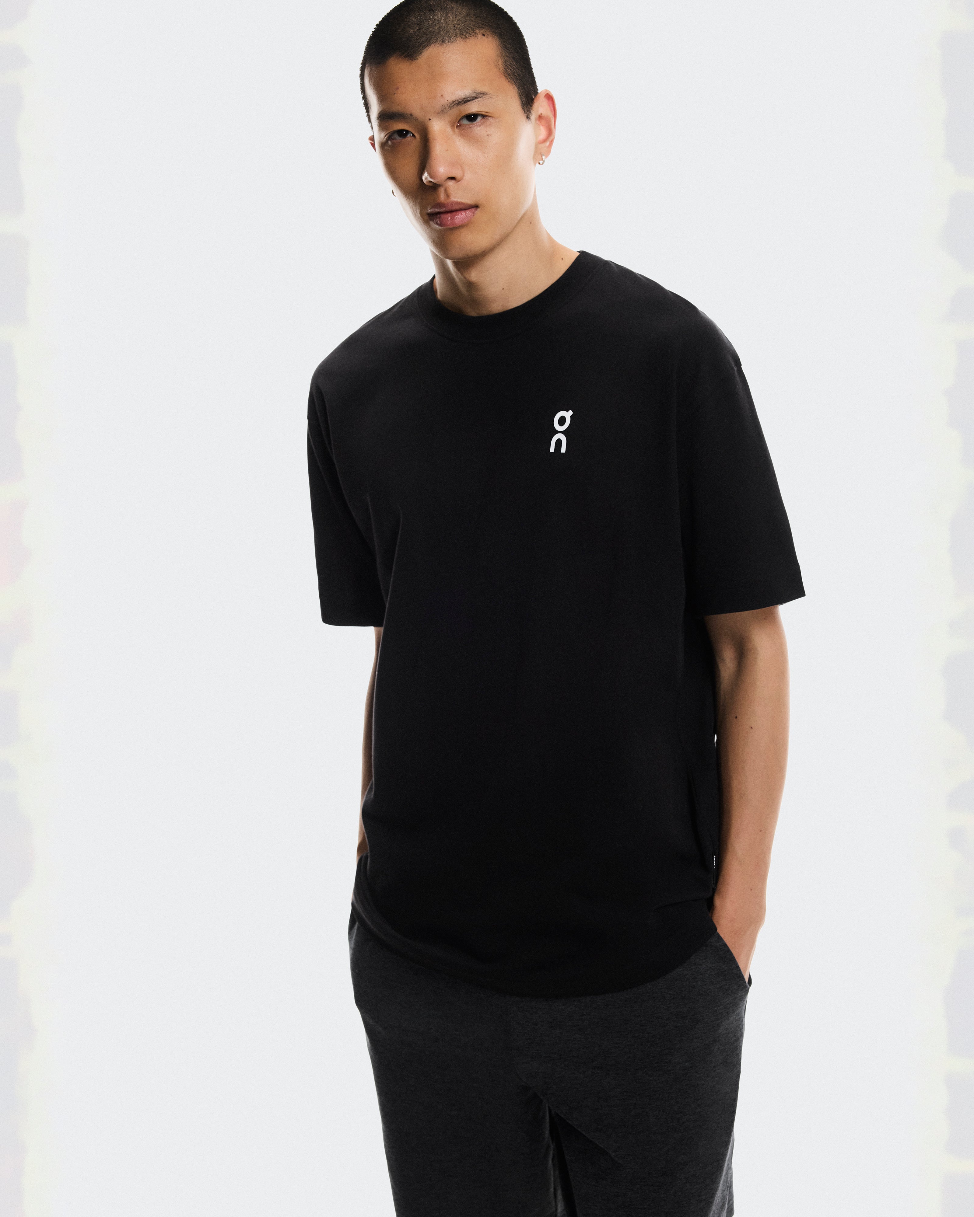 On Club-T Smash Black | Orchid