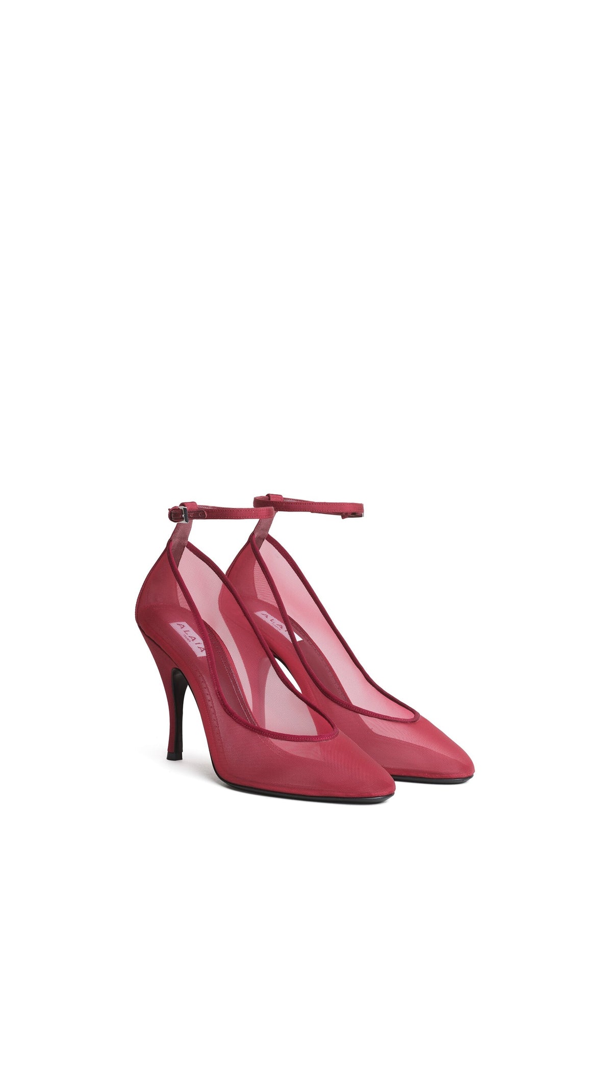 Alaïa Strappy Pumps In Mesh