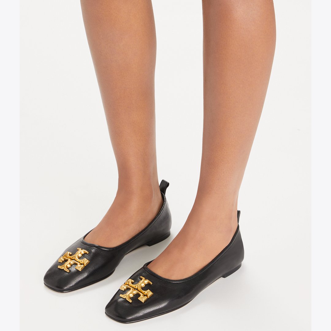 Tory Burch Eleanor Ballet PERFECT BLACK