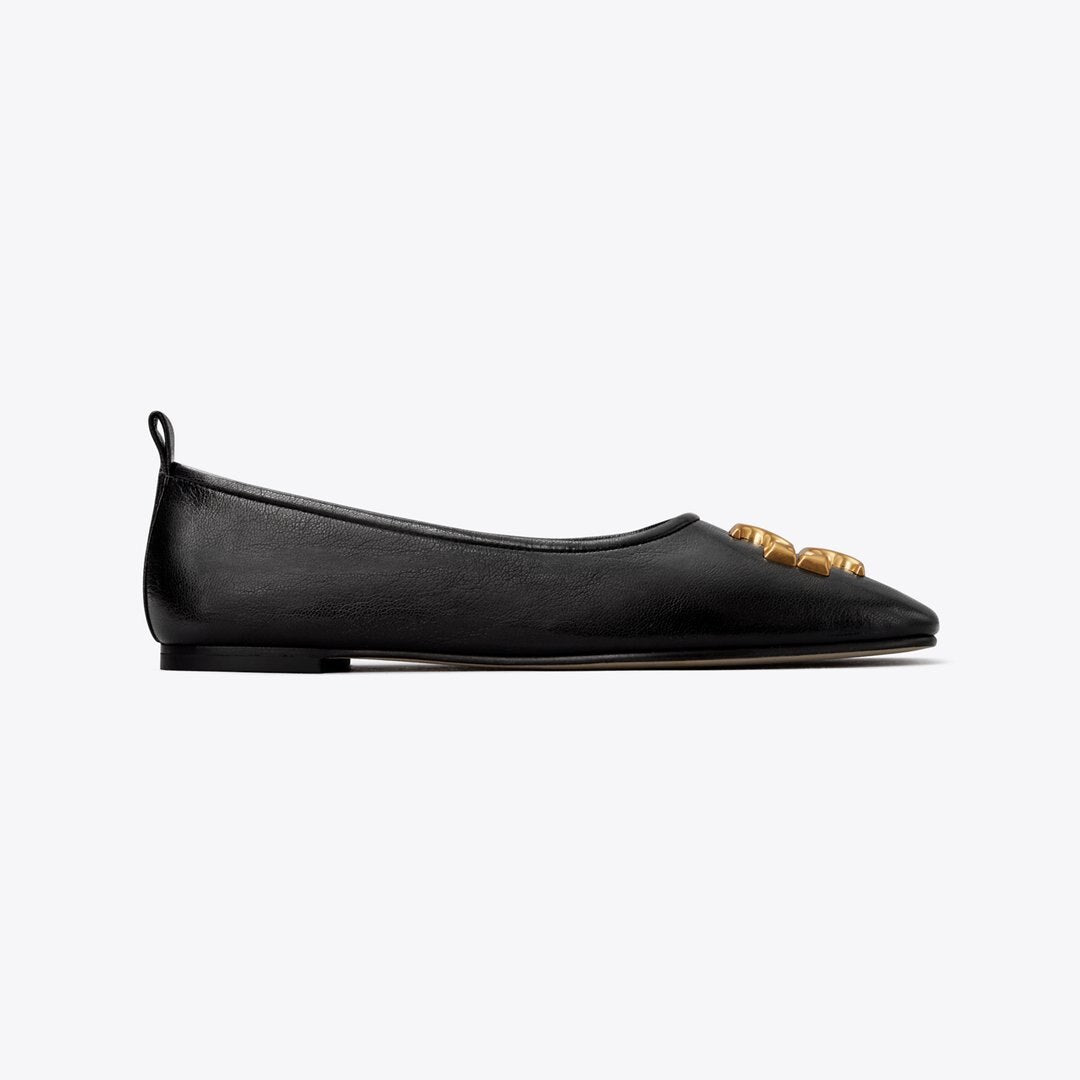 Tory Burch Eleanor Ballet PERFECT BLACK