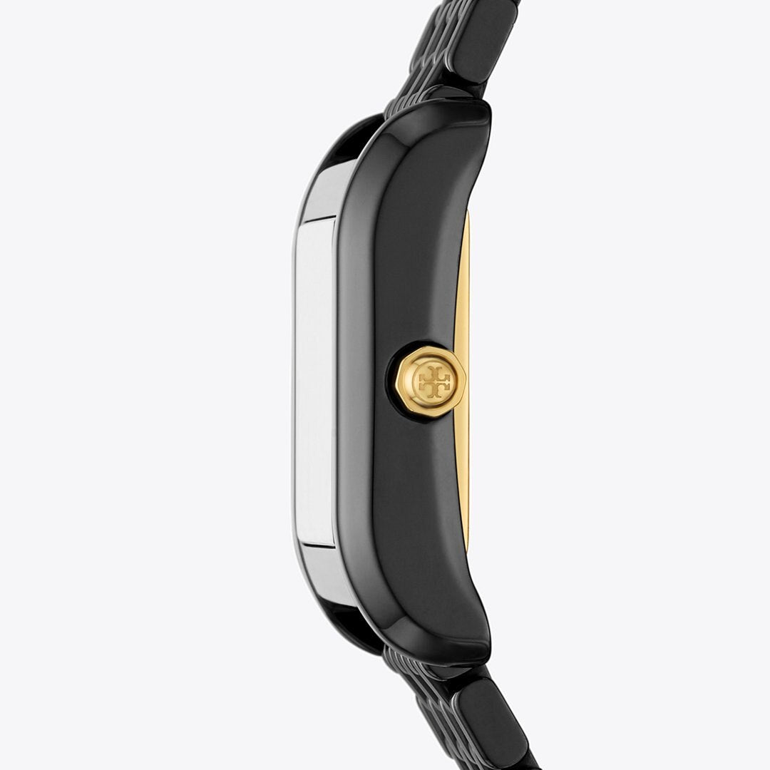 Tory Burch Eleanor Ceramic Watch BLACK CERAMIC