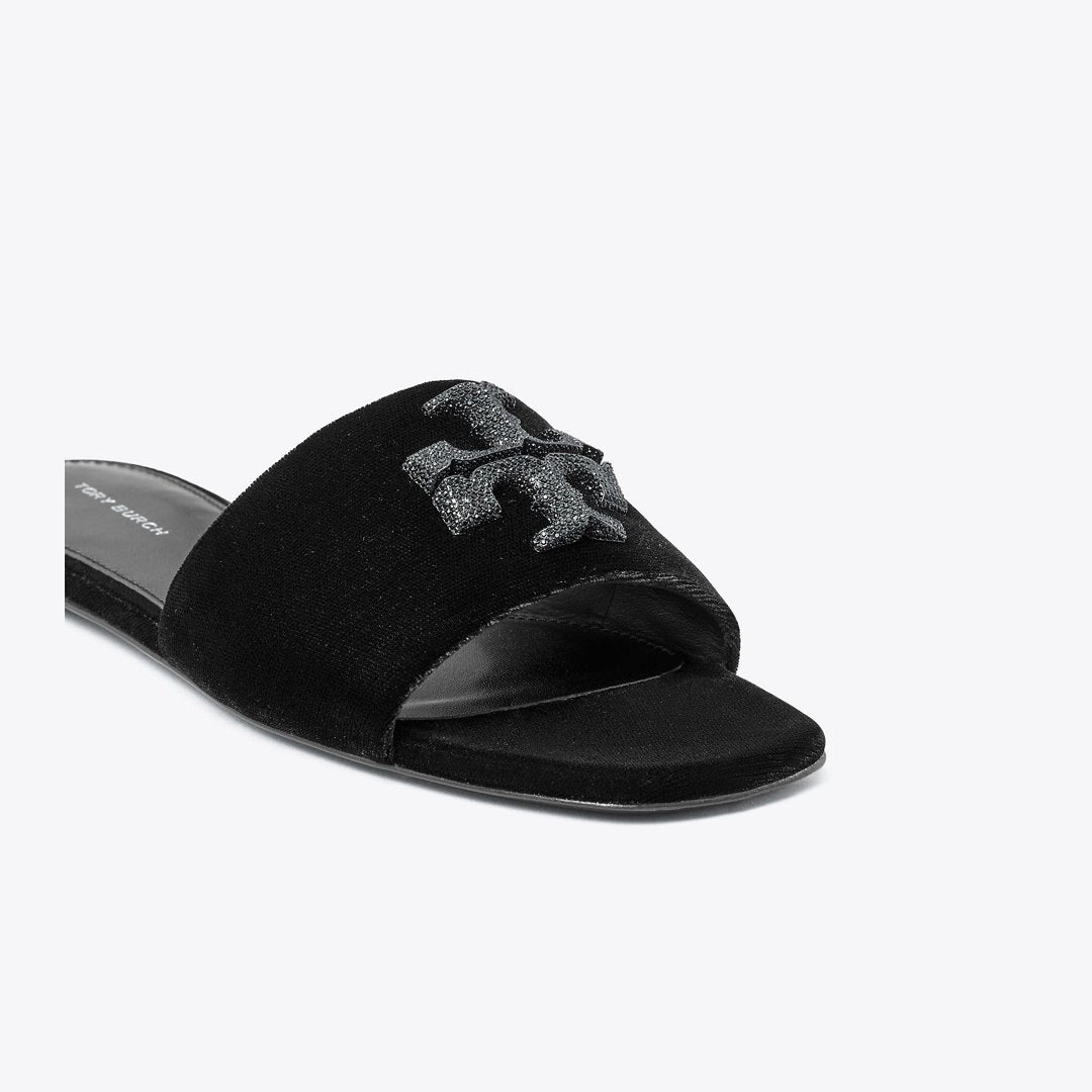 Tory Burch Eleanor Pav Slide PERFECT BLACK