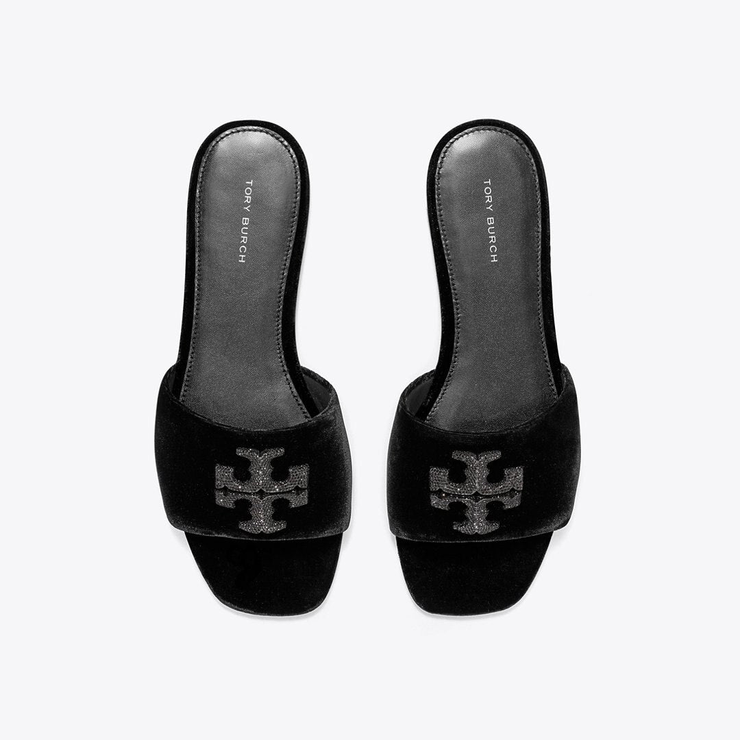 Tory Burch Eleanor Pav Slide PERFECT BLACK