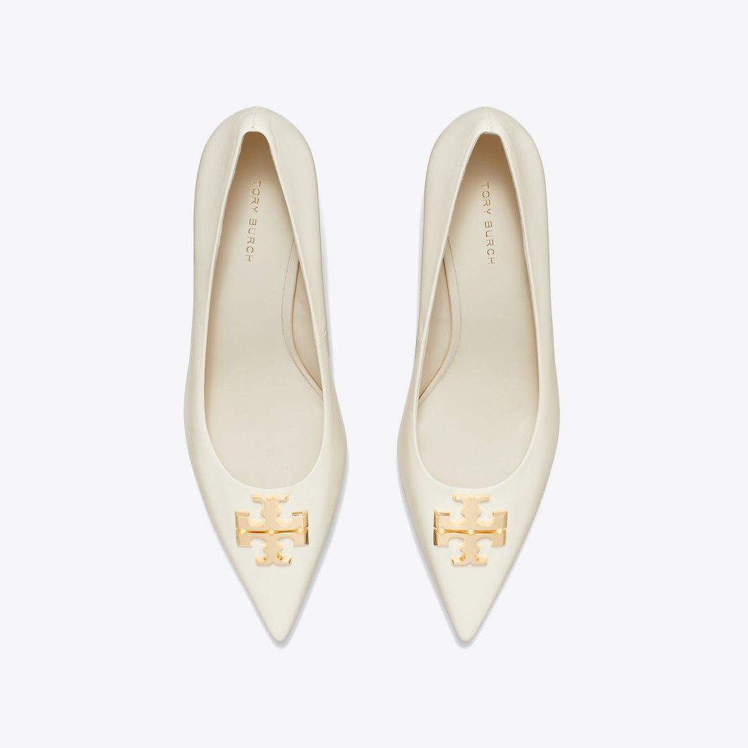 Tory Burch Eleanor Pump LIGHT CREAM / GOLD