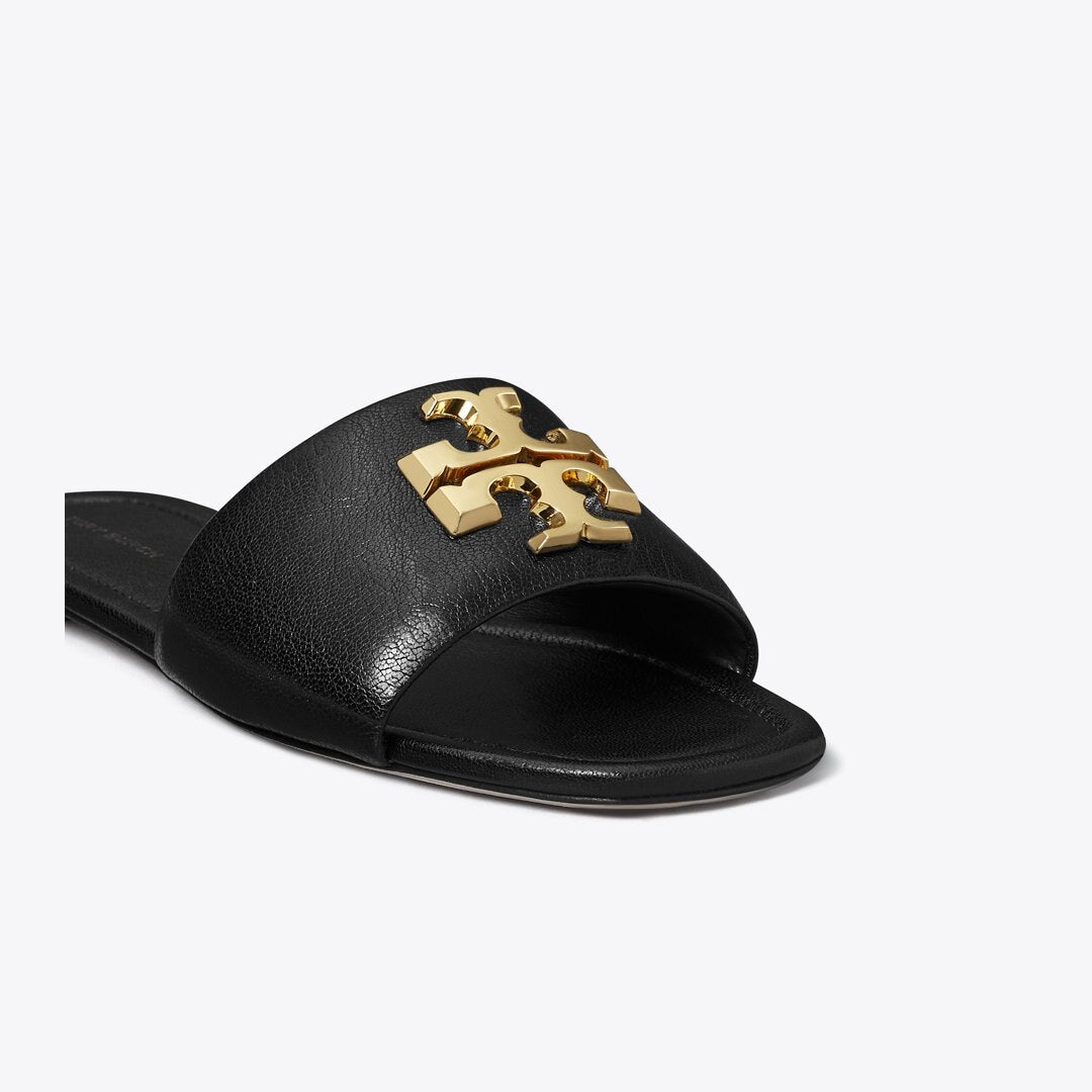 Tory Burch Eleanor Slide PERFECT BLACK / GOLD