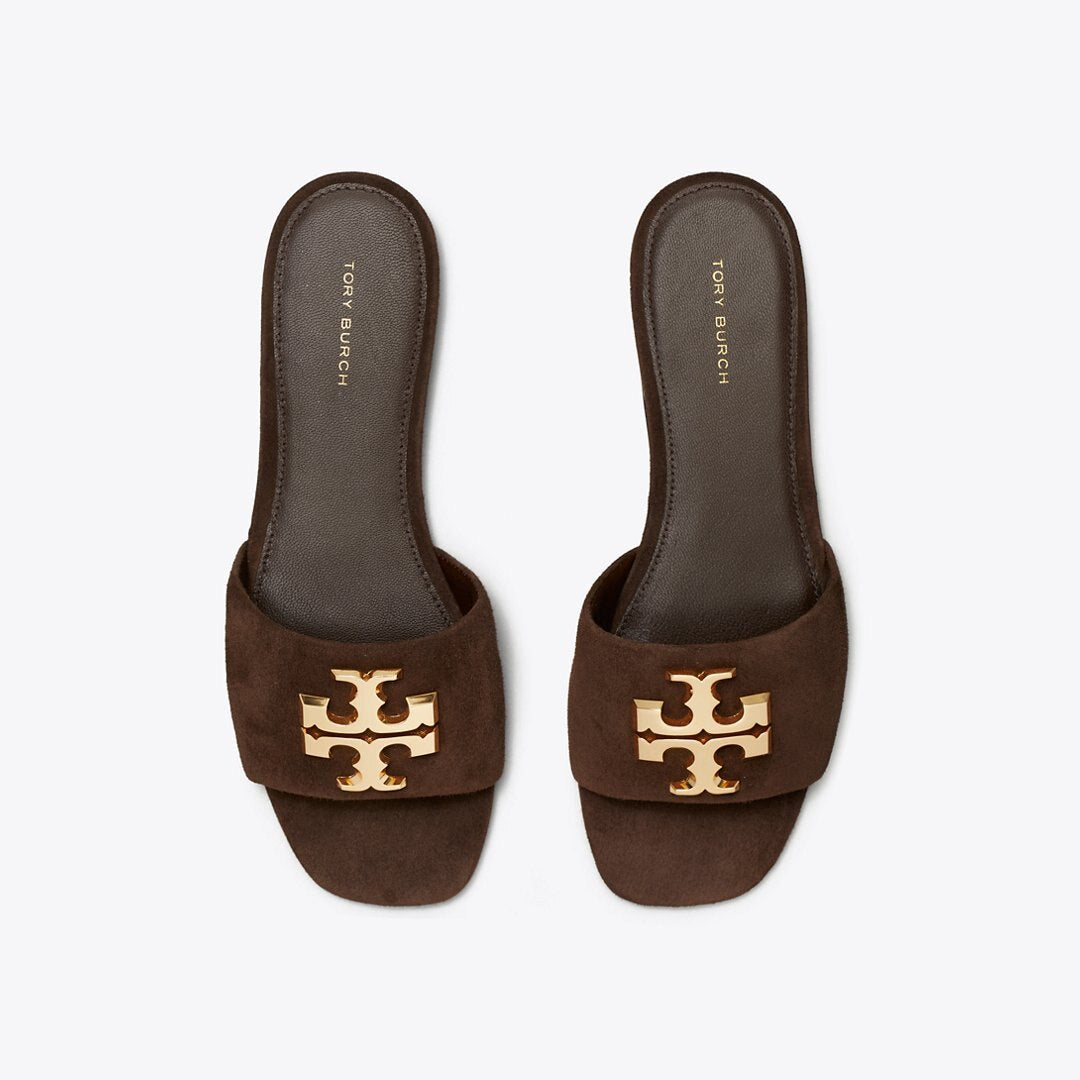 Tory Burch Eleanor Slide DARK COCOA / GOLD