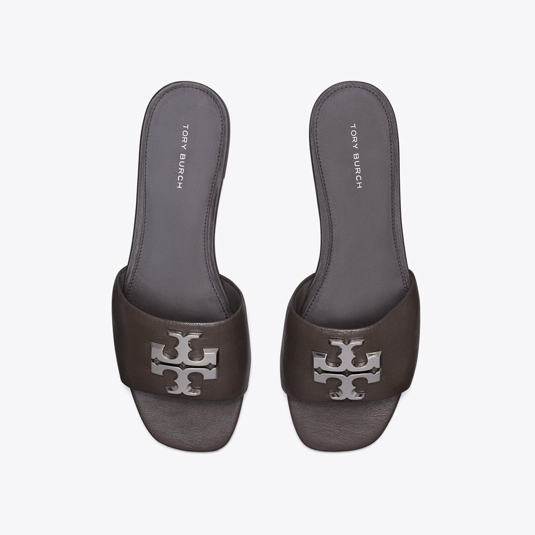 Tory Burch Eleanor Slide CLAY / SILVER