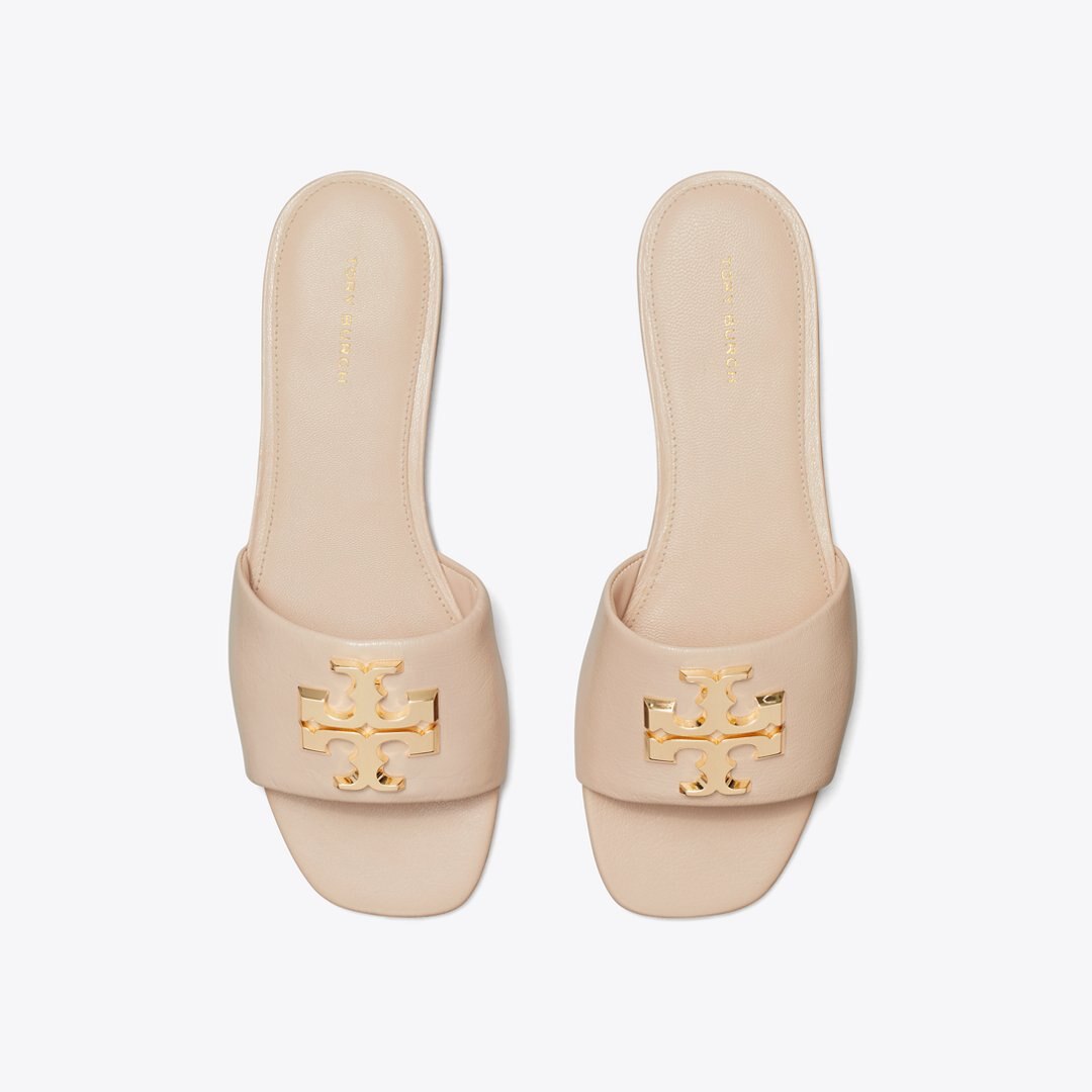 Tory Burch Eleanor Slide ROSE PINK / GOLD