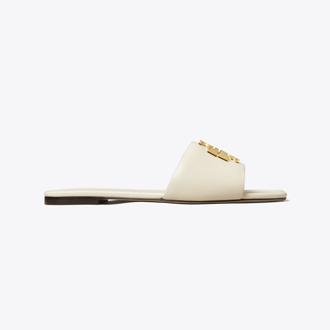 Tory Burch Eleanor Slide LIGHT CREAM / GOLD