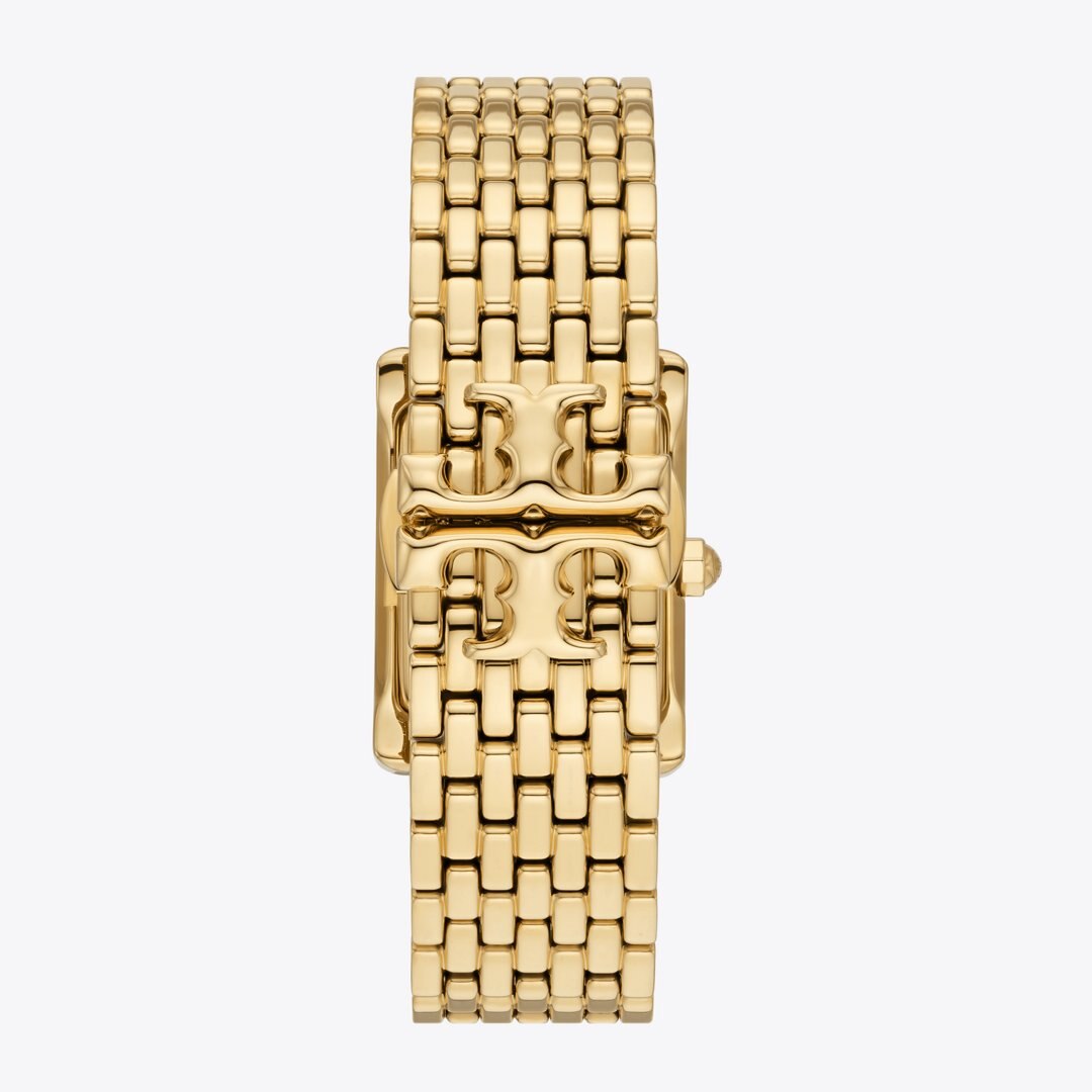 Tory Burch Eleanor Watch WHITE MOP/GOLD