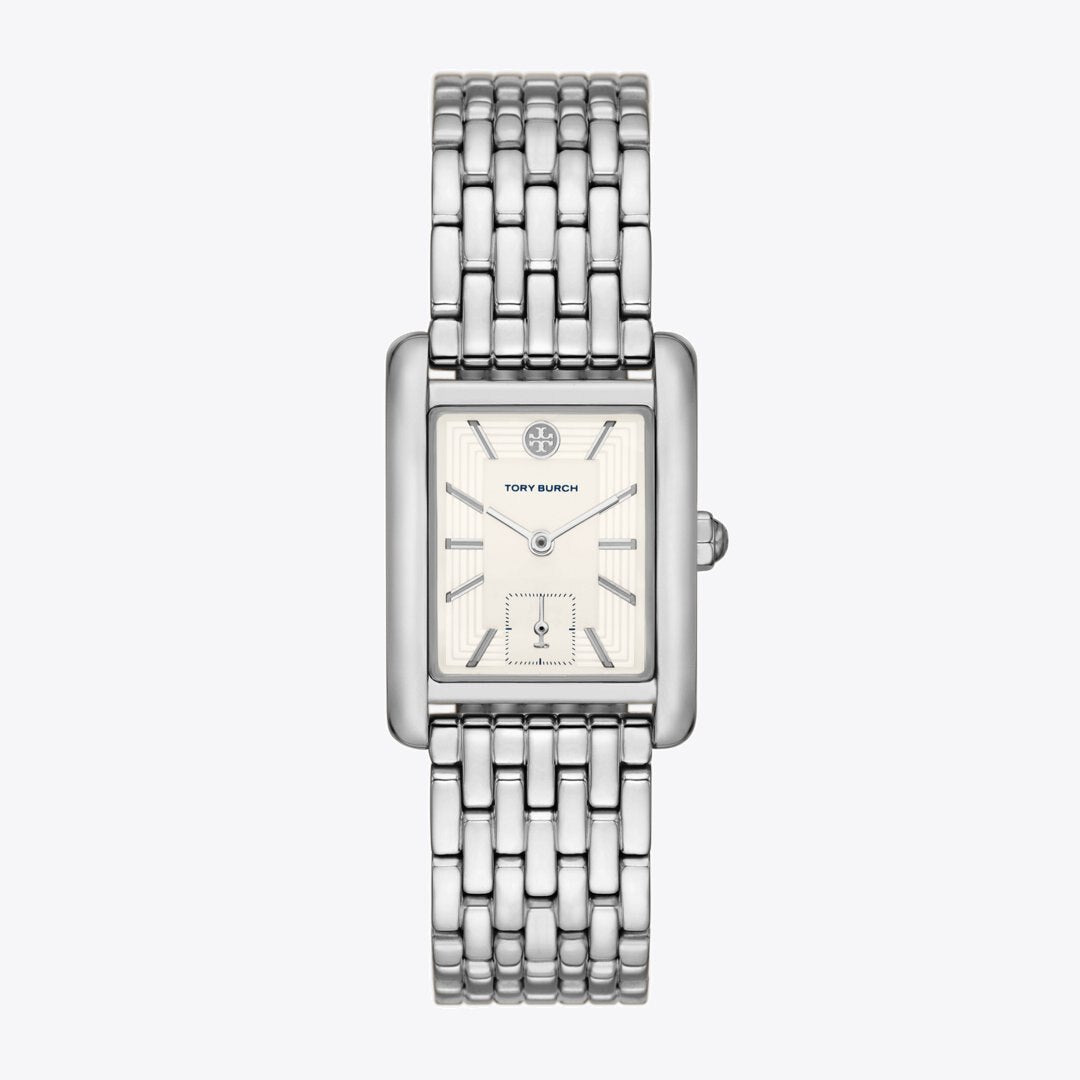 Tory Burch Eleanor Watch IVORY/SILVER
